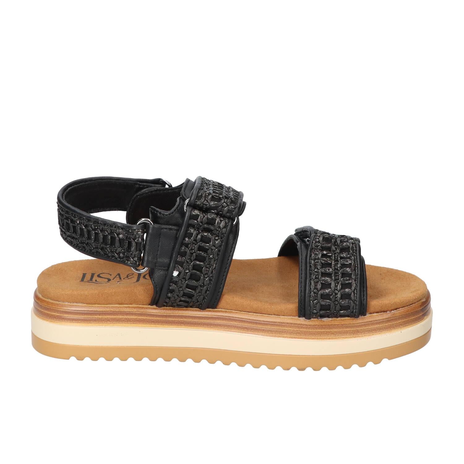 Sandalen, Zwart