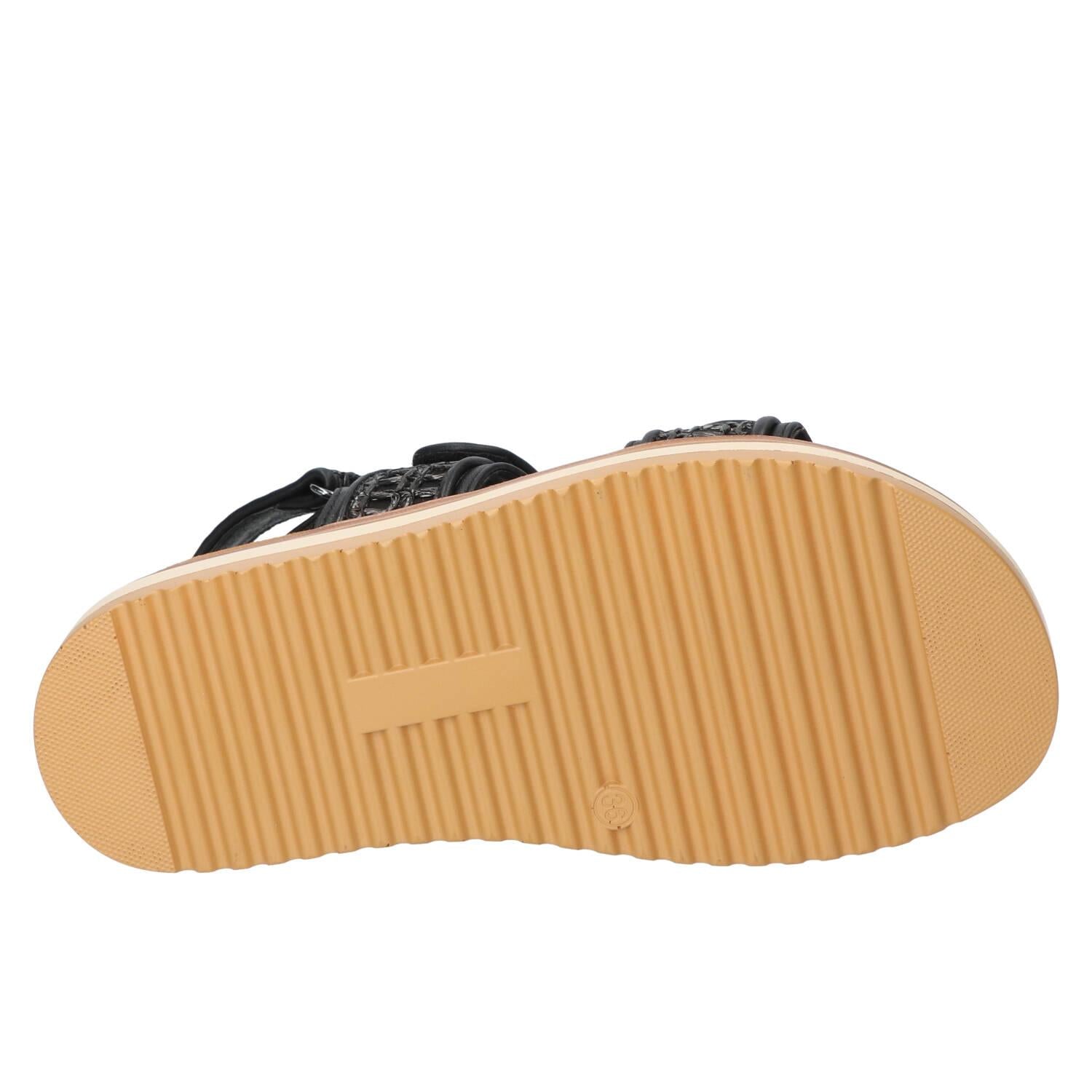 Sandalen, Zwart