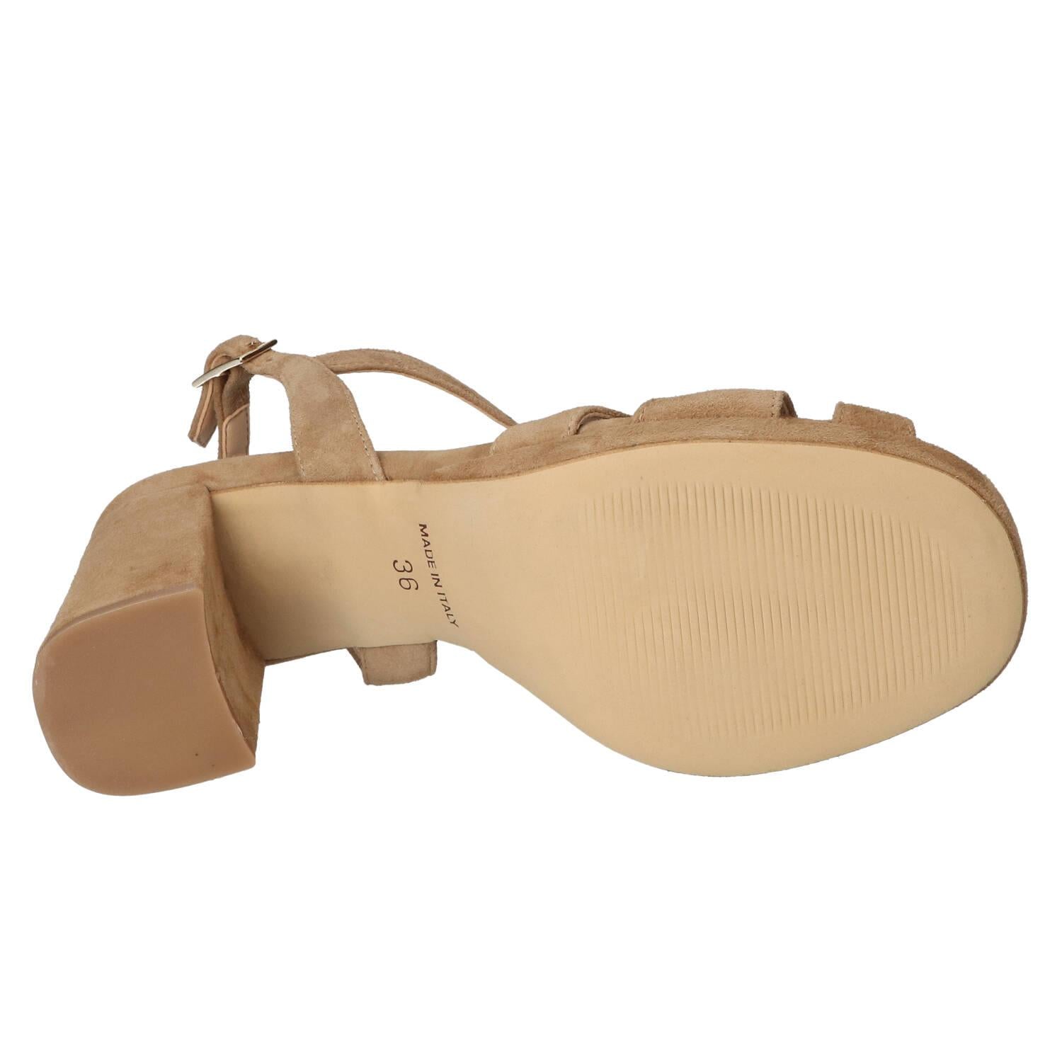 Sandalen, Cognac