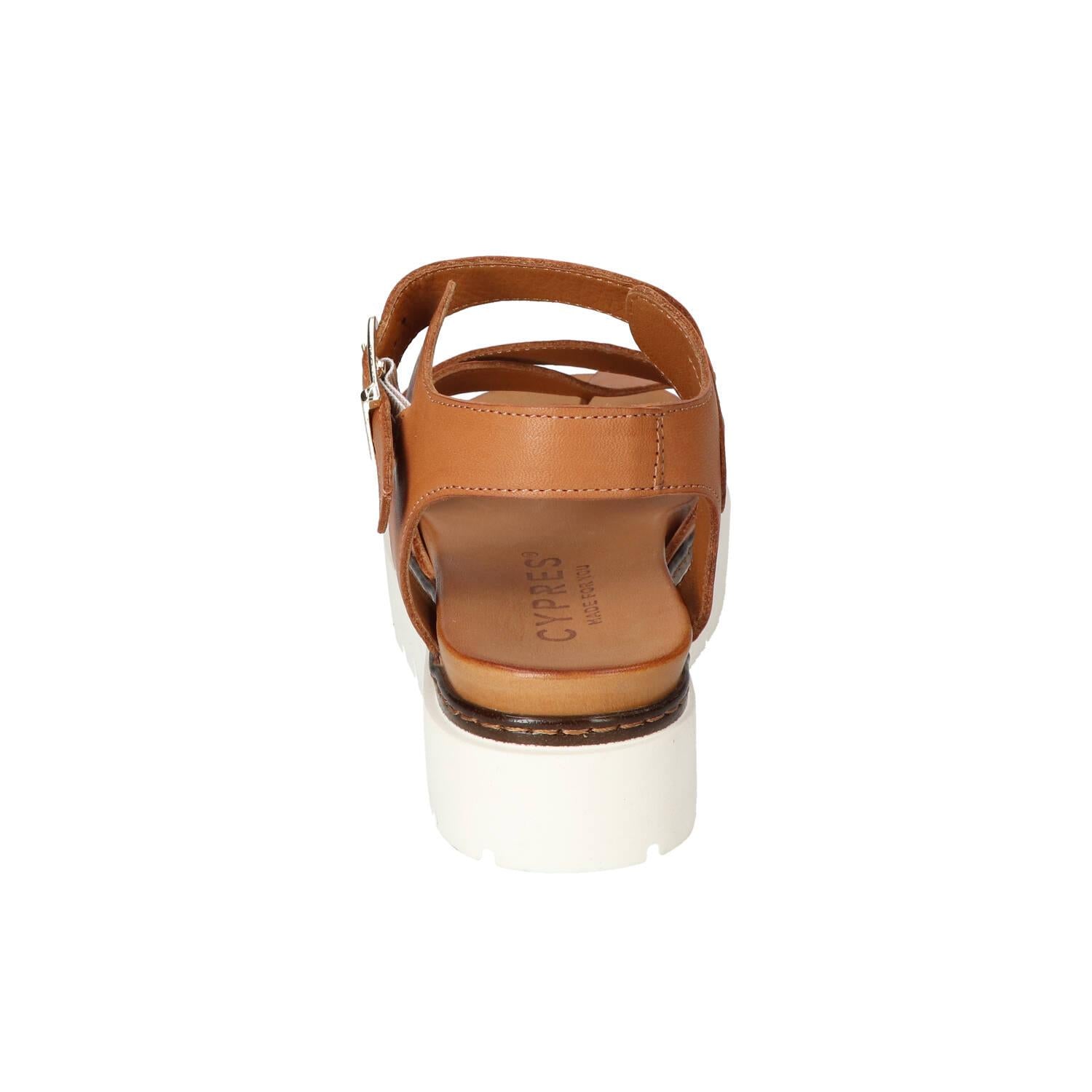 Sandalen, Cognac