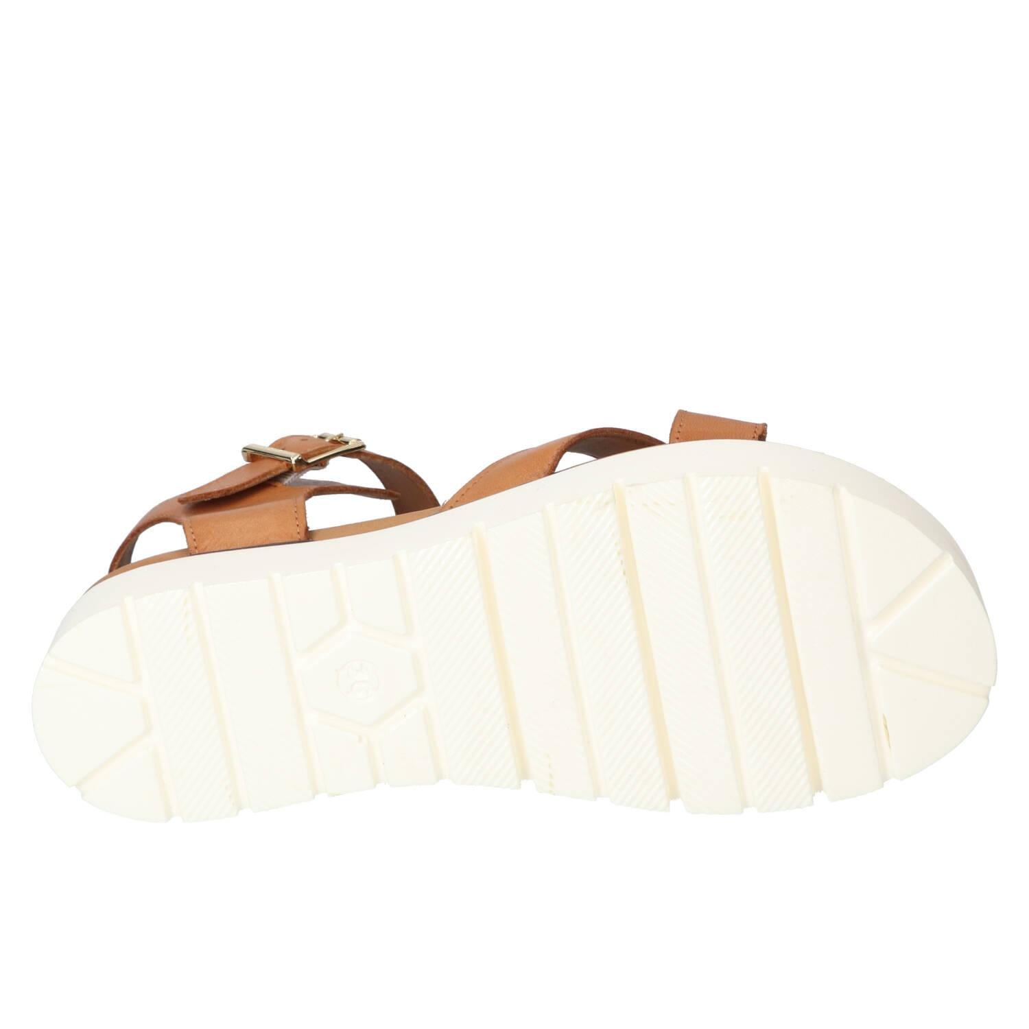Sandalen, Cognac