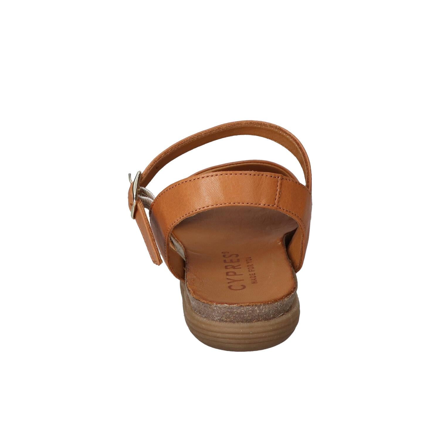Sandalen, Cognac