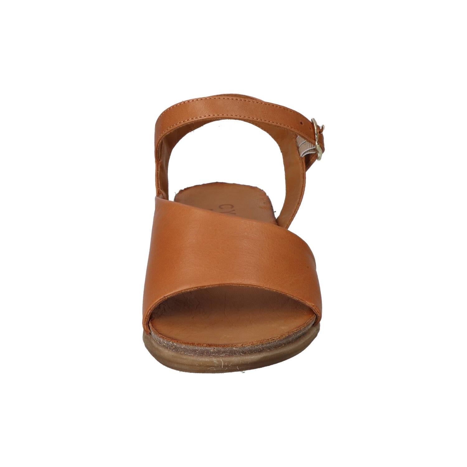Sandalen, Cognac