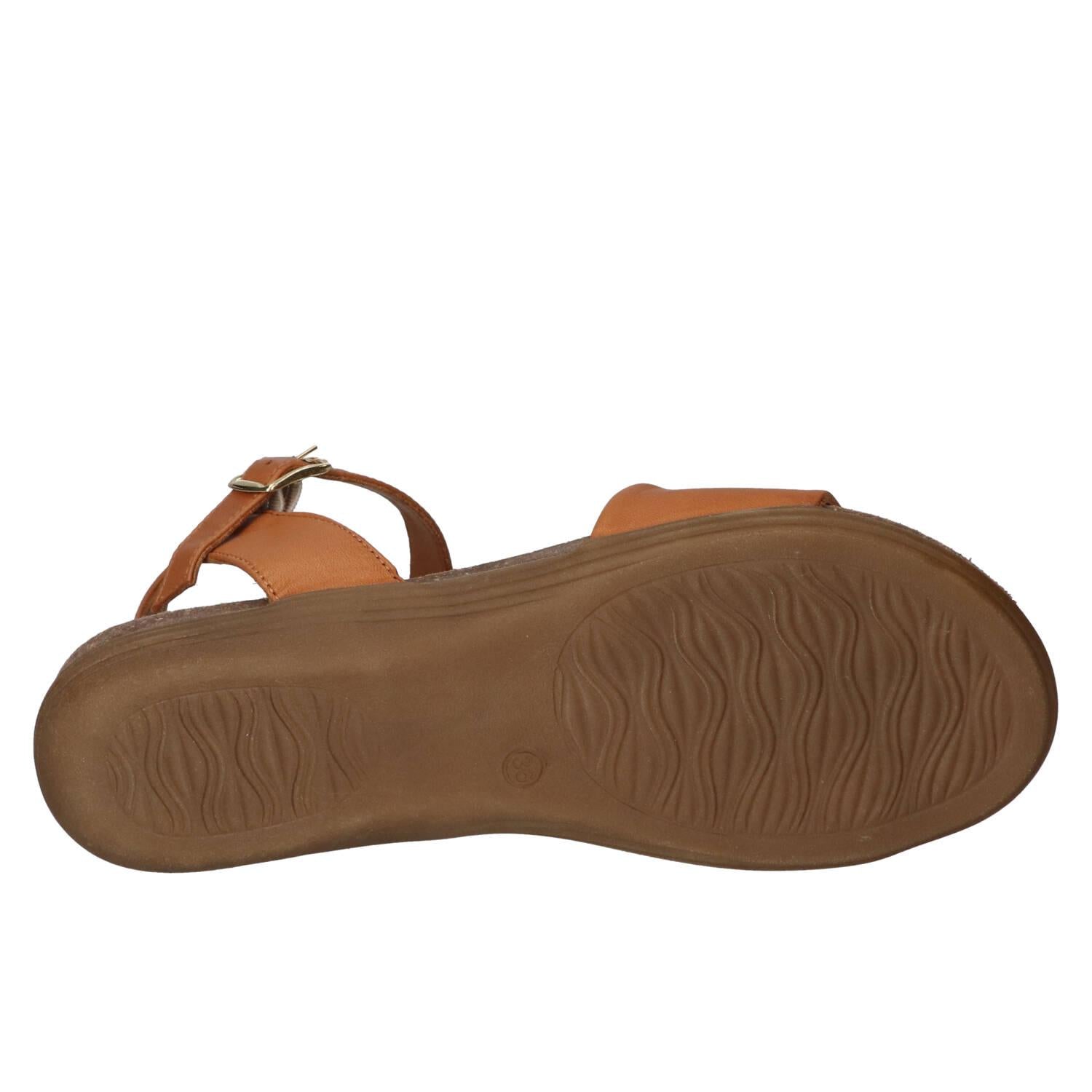 Sandalen, Cognac