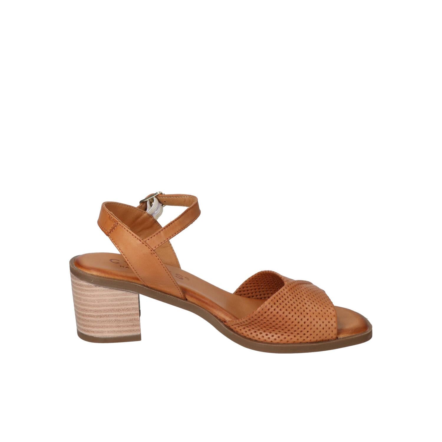 Sandalen, Cognac