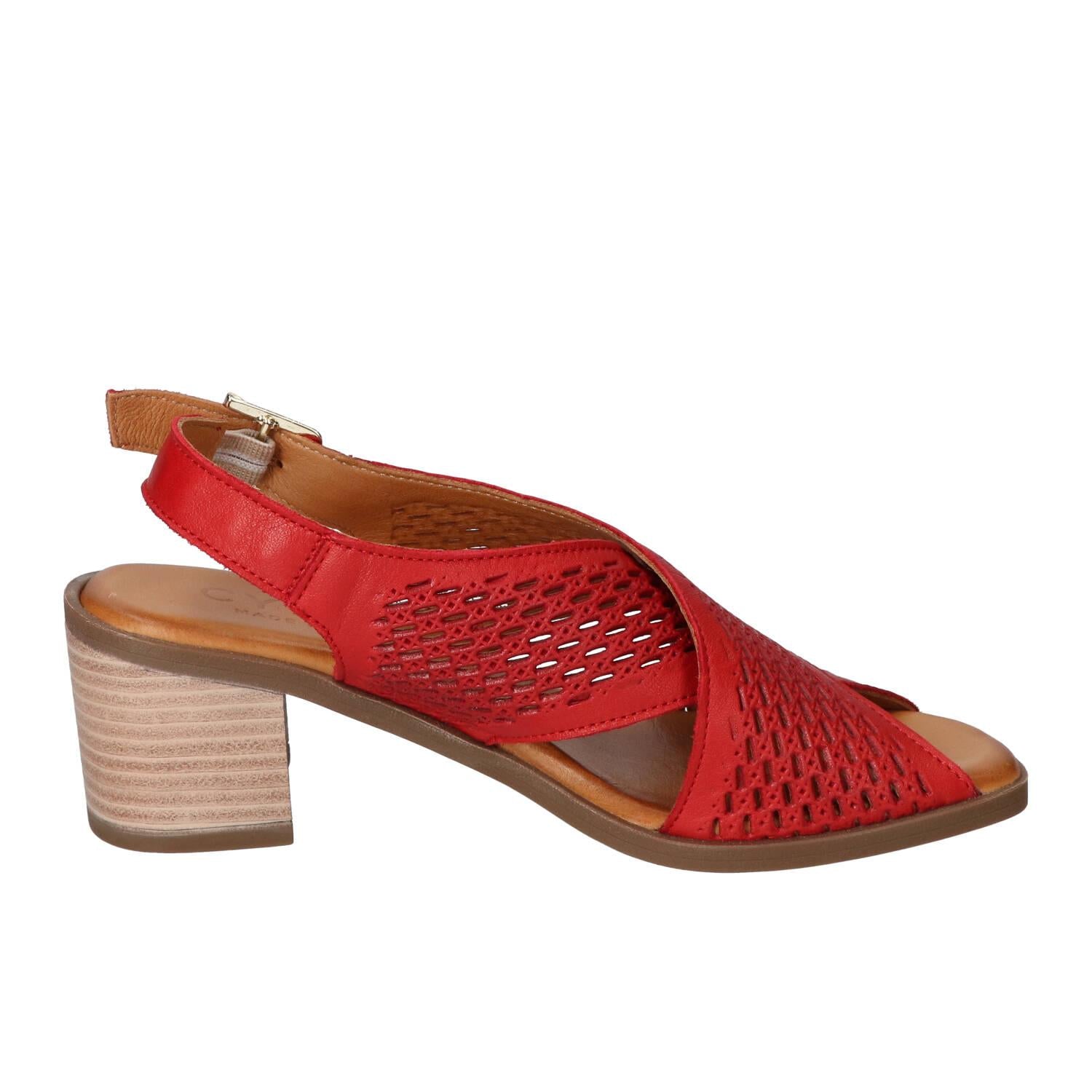Sandalen, Rood