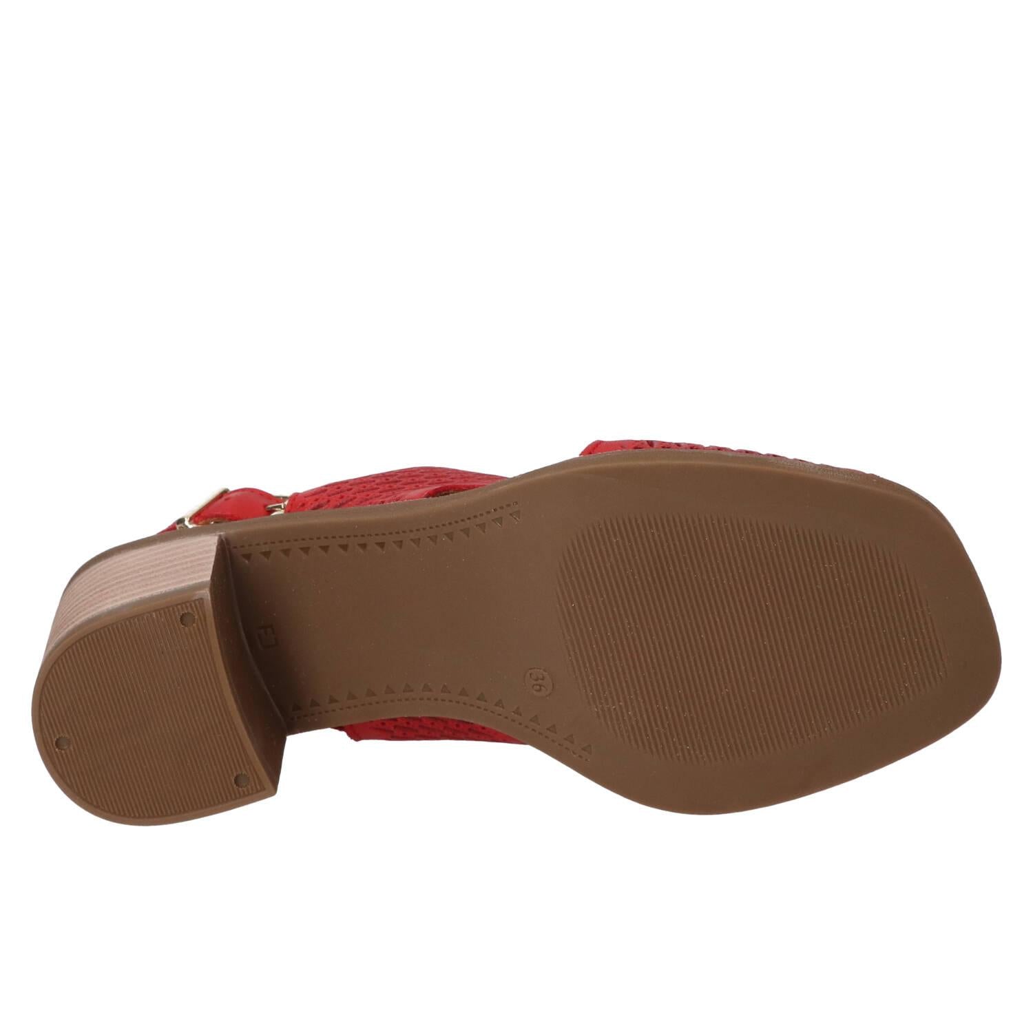 Sandalen, Rood