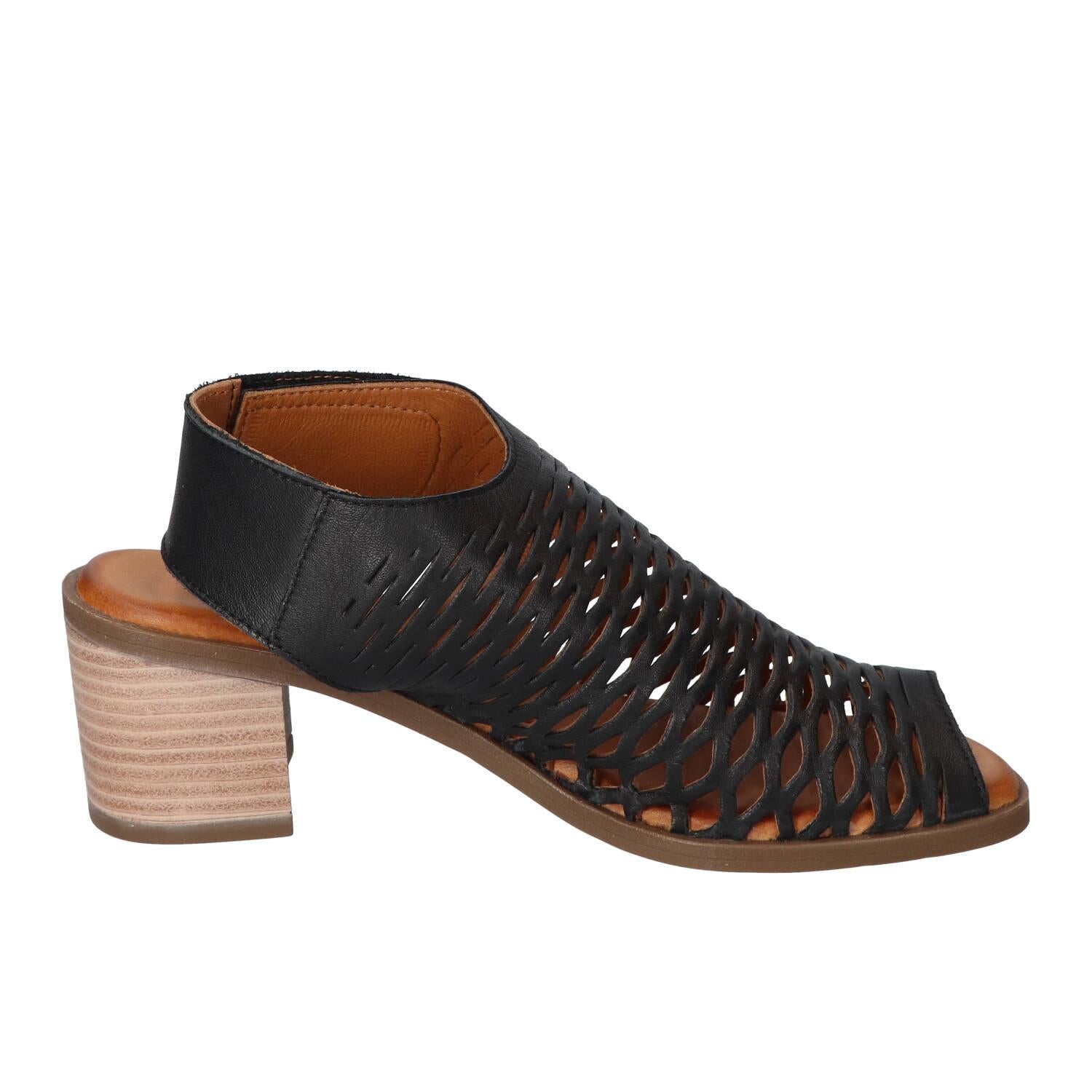 Sandalen, Zwart