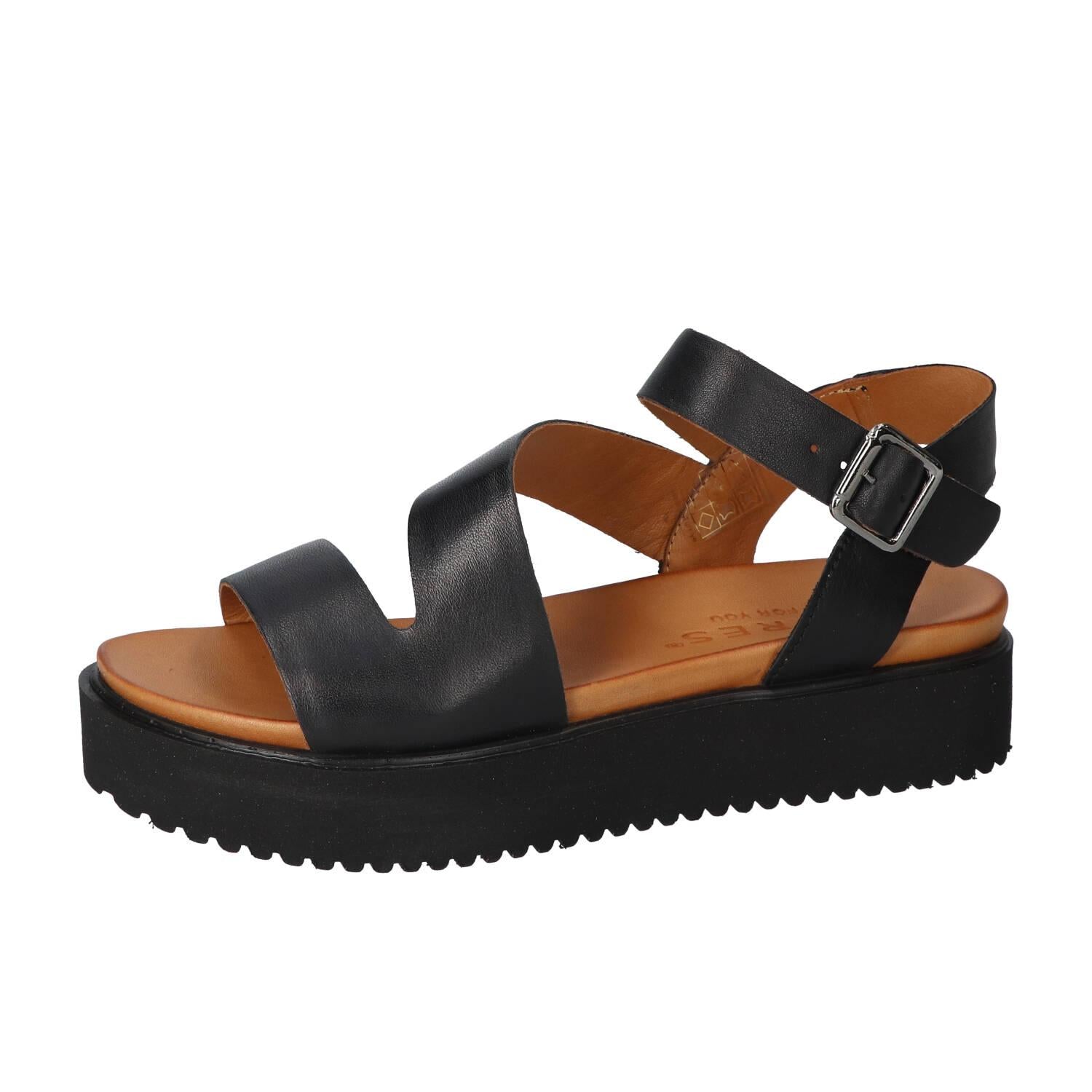 Sandalen, Zwart