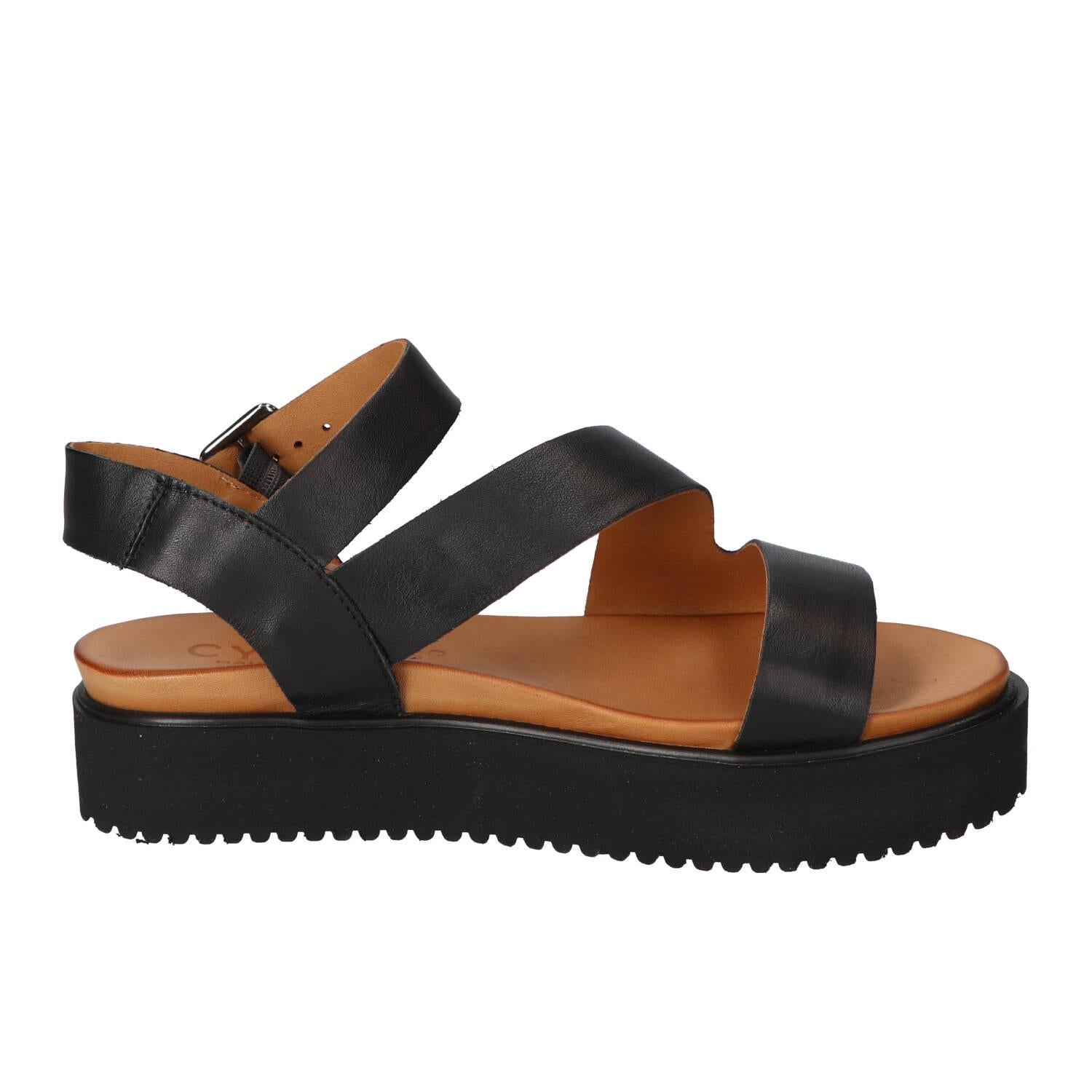 Sandalen, Zwart