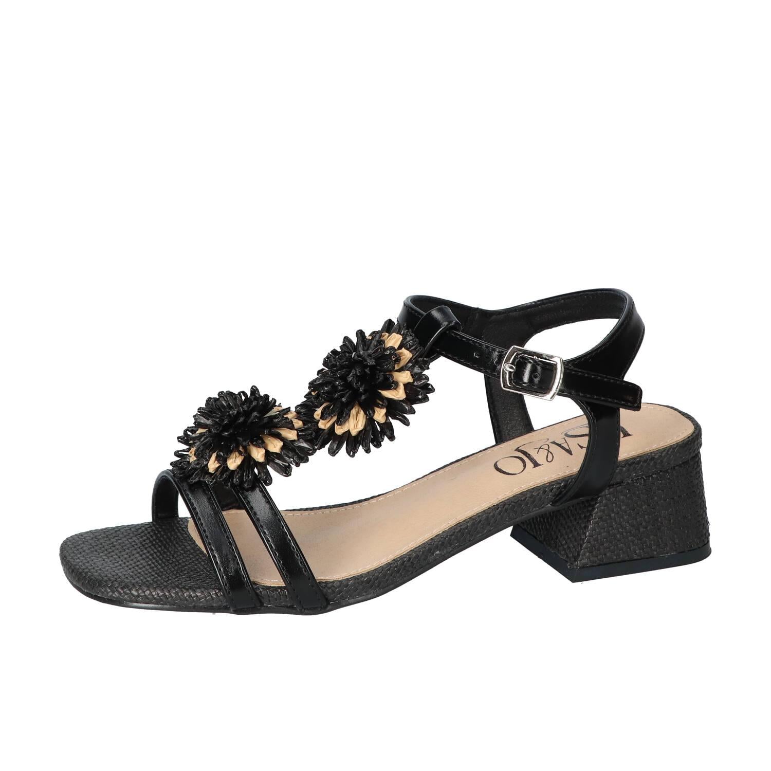 Sandalen, Zwart