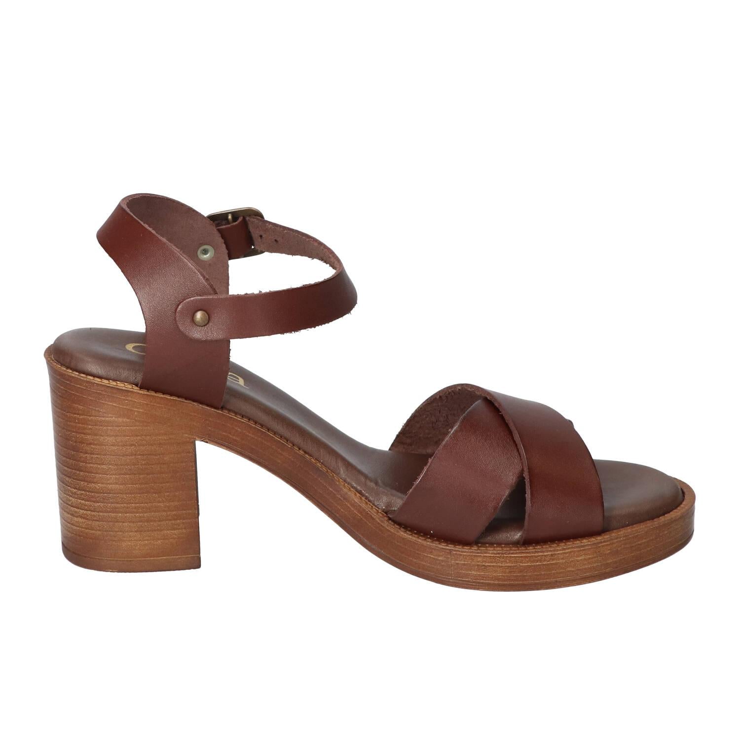 Sandalen, Donkerbruin