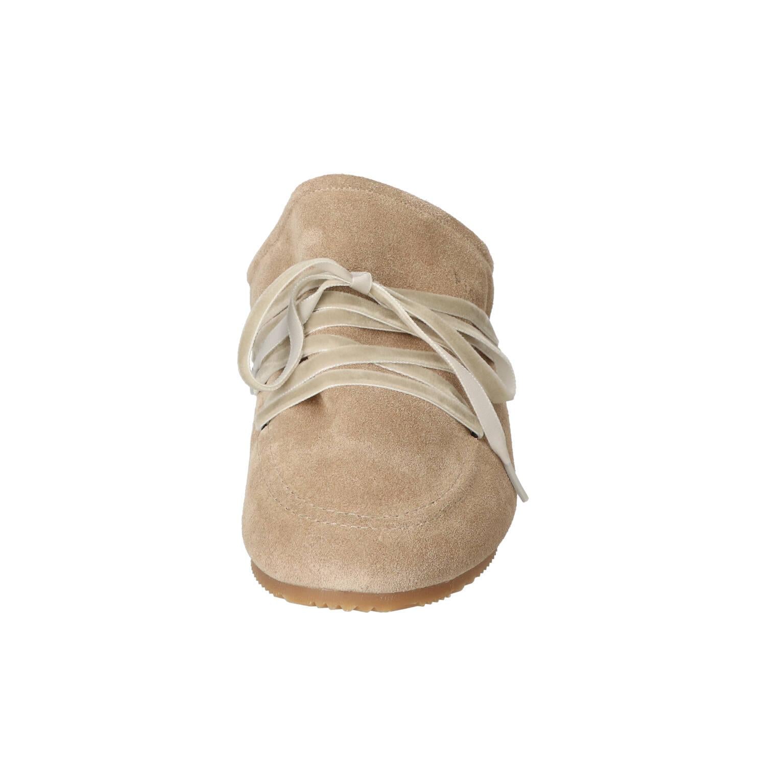Veterschoenen, Lichtbeige