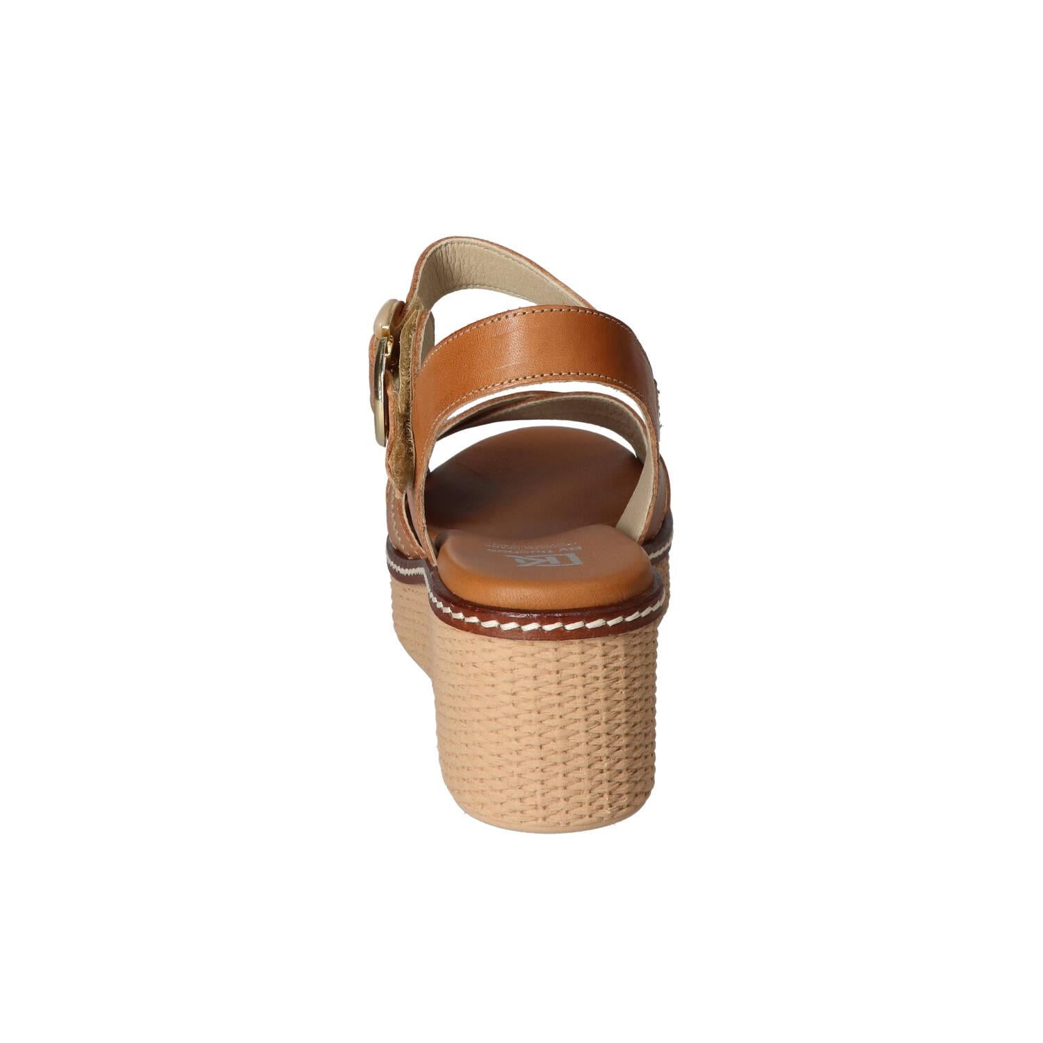 Sandalen, Cognac
