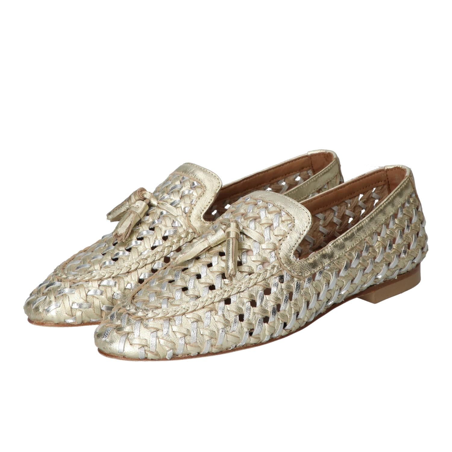 Instapschoenen, Goud