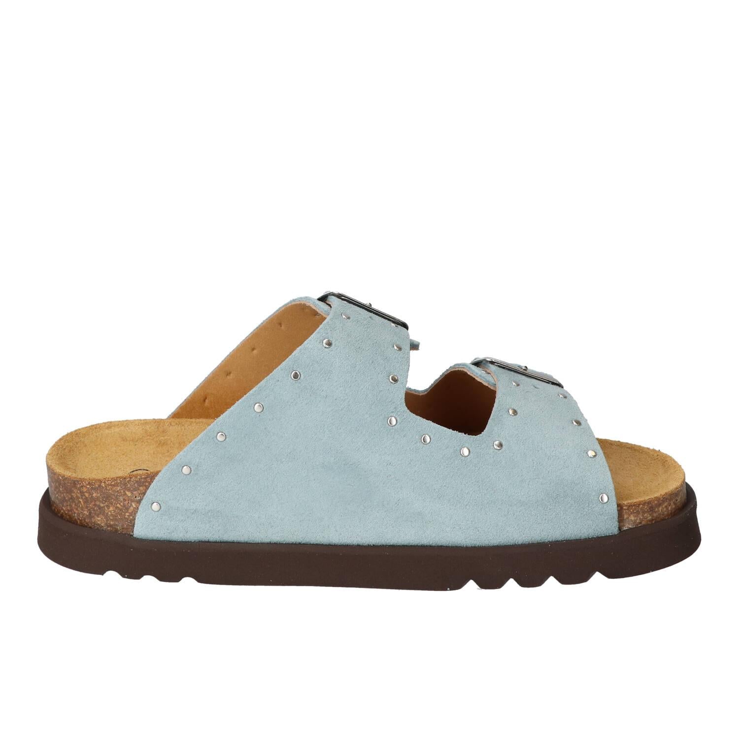 Slippers, Lichtblauw