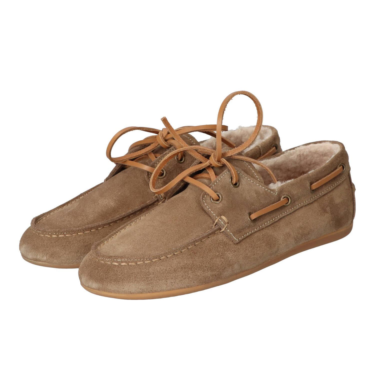 Veterschoenen, Taupe