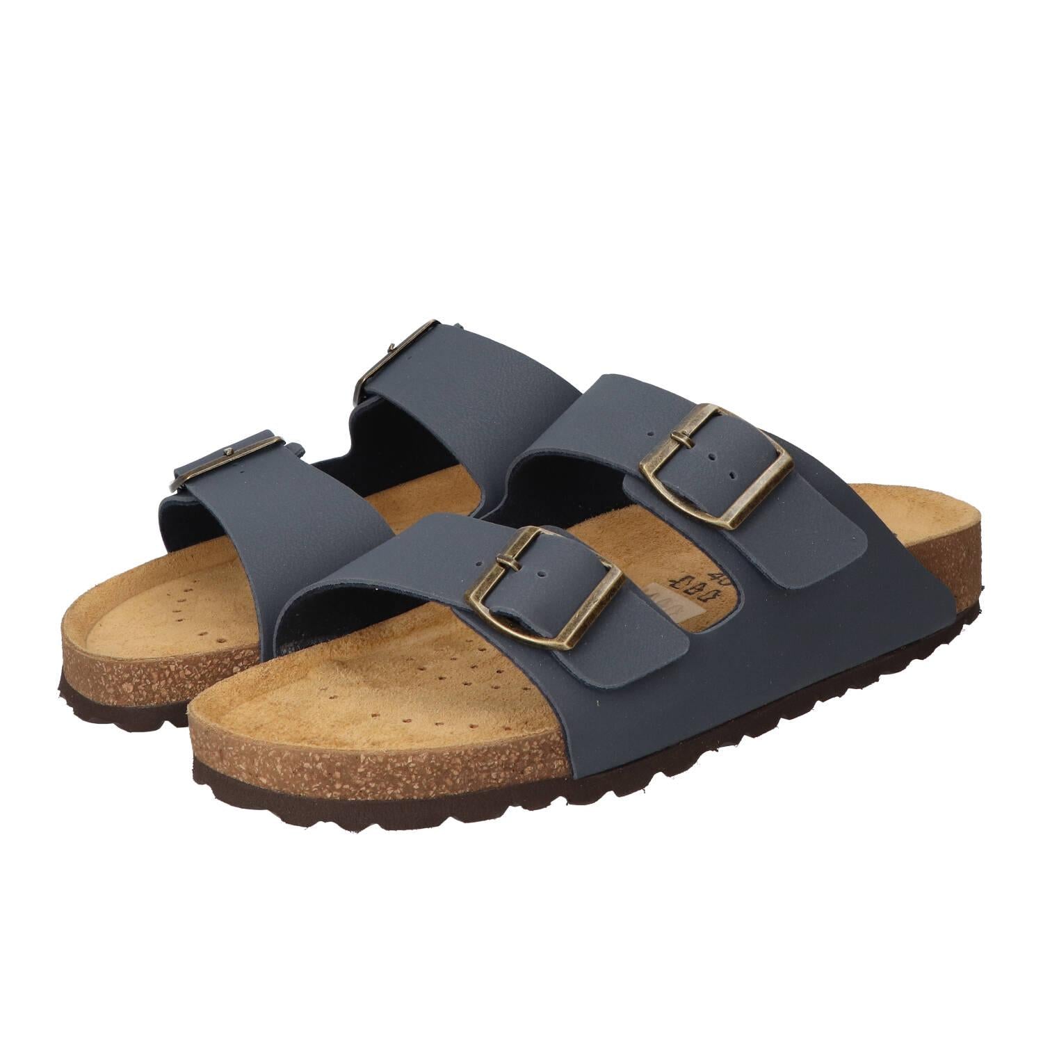 Slippers, Blauw