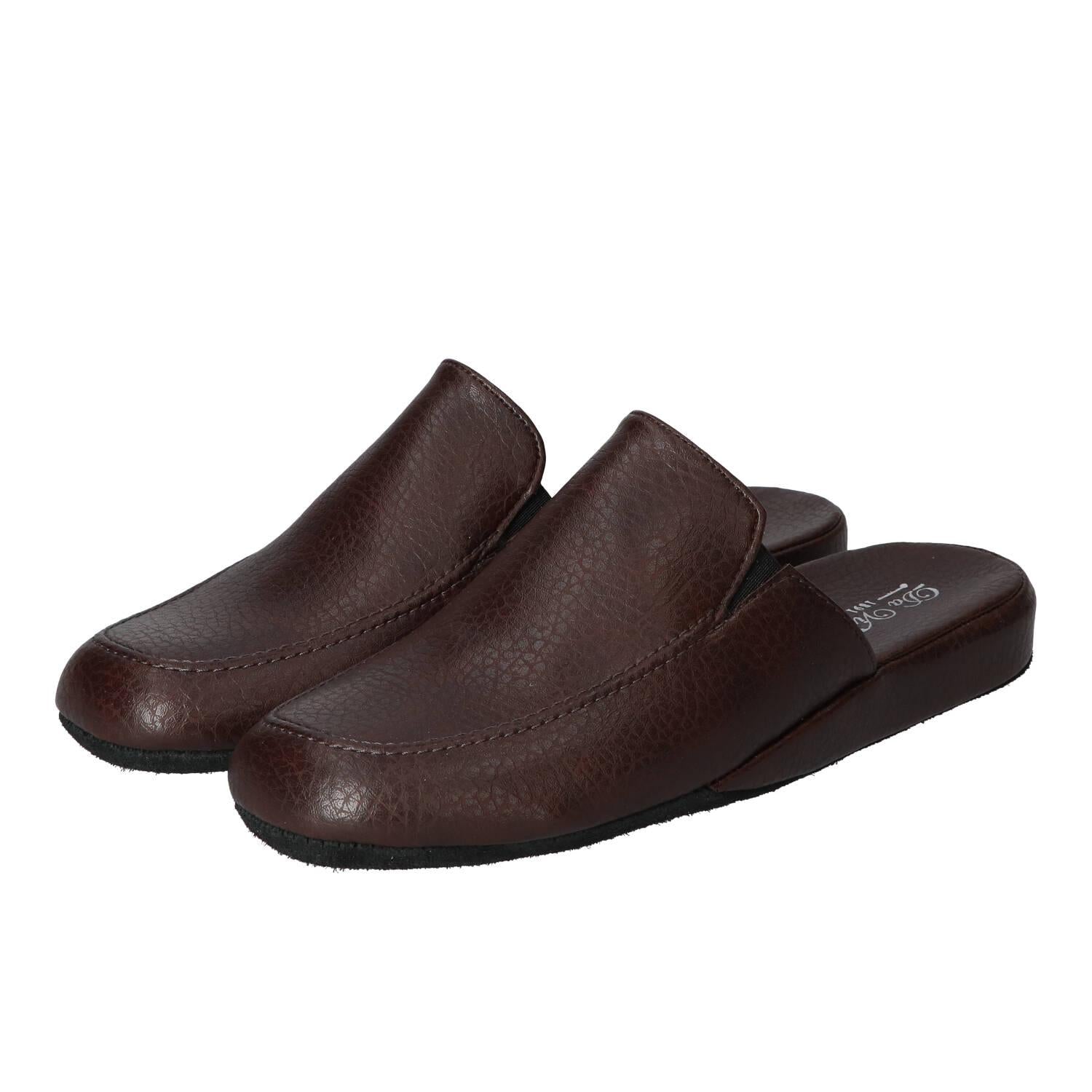 Pantoffels, Donkerbruin
