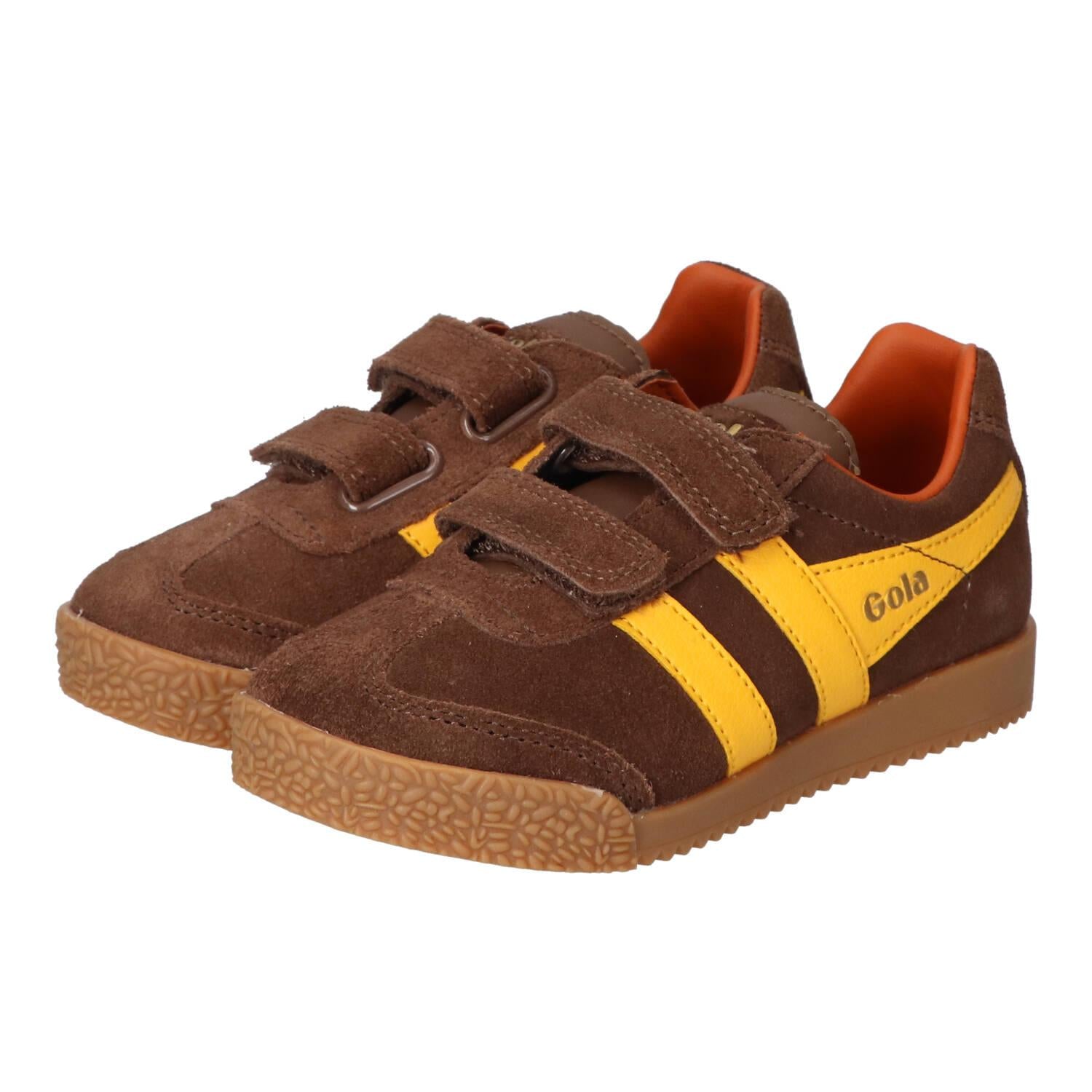 Sneakers Velcro, Cognac