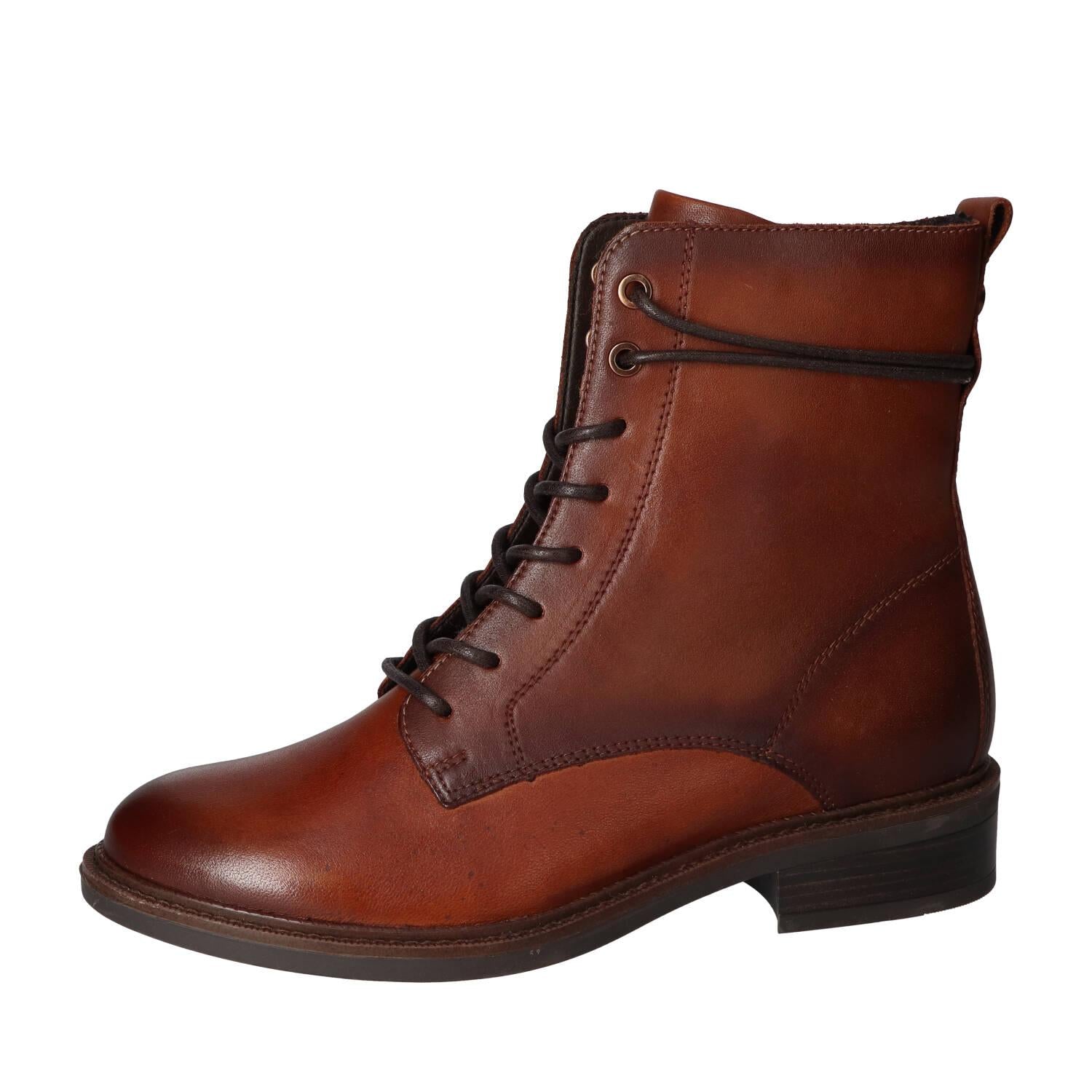 Booties, Cognac