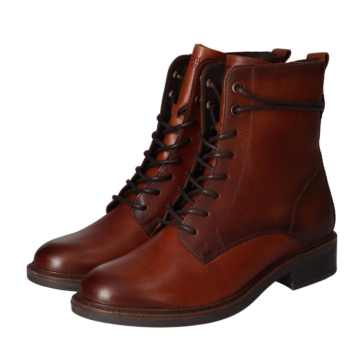 Booties, Cognac