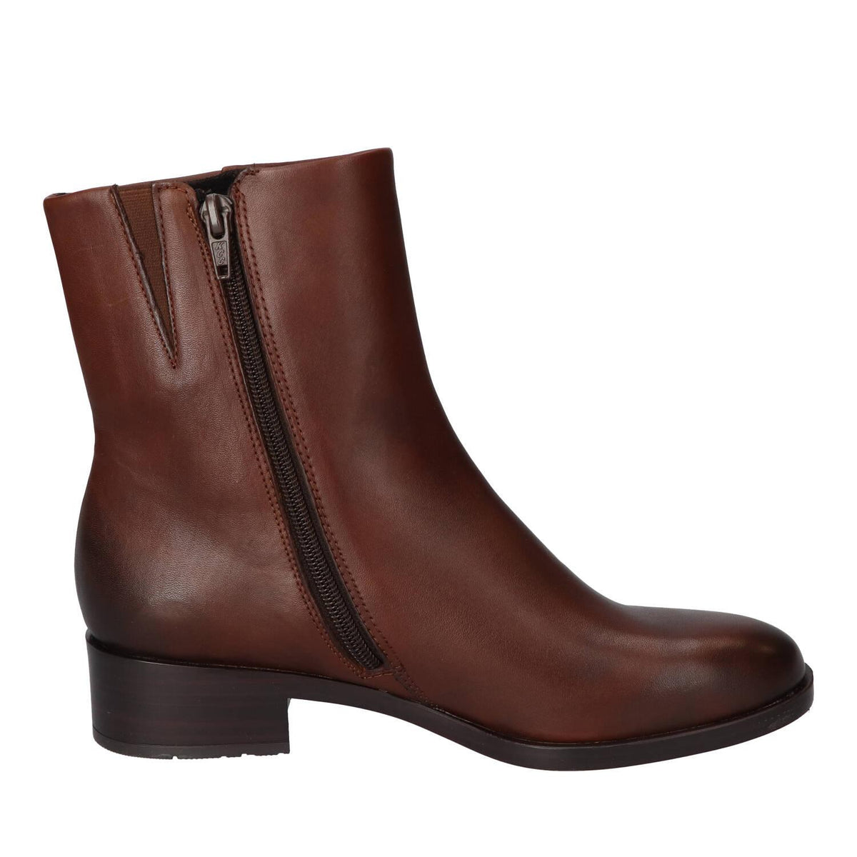 Booties, Cognac