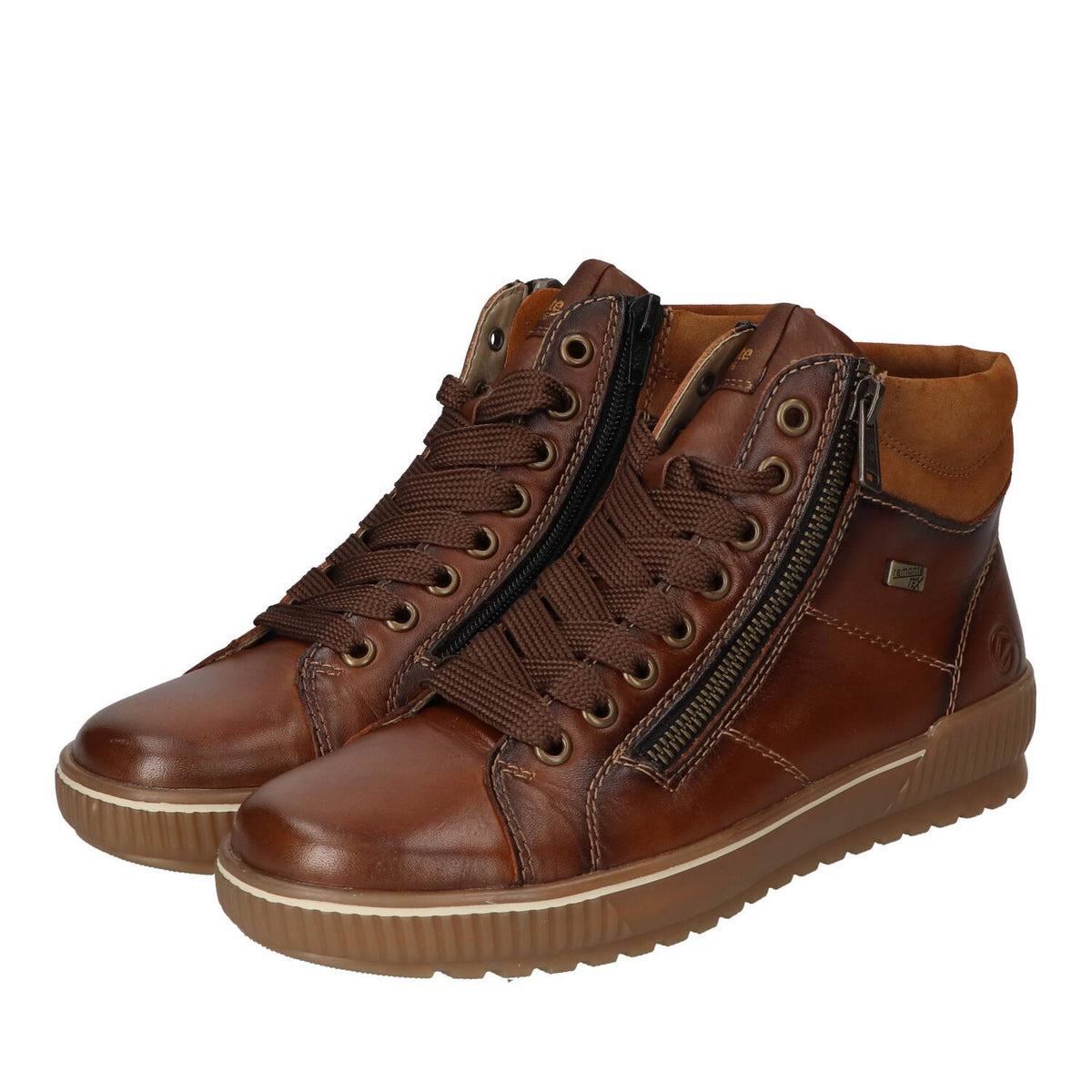 Booties, Cognac