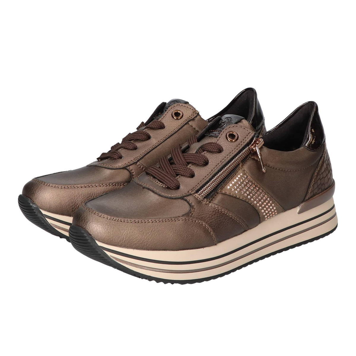 Sneakers, Donkerbruin
