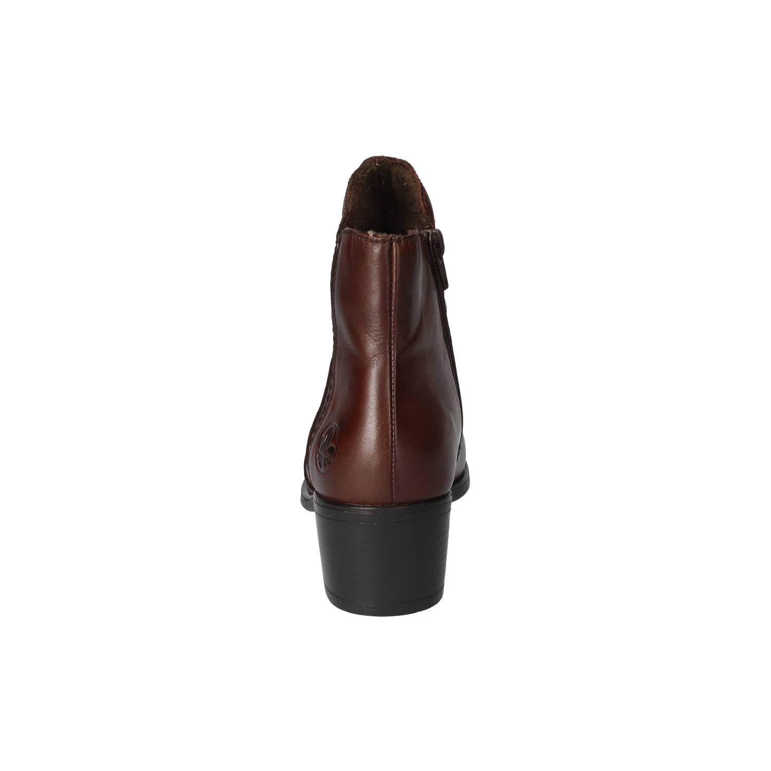 Booties, Cognac