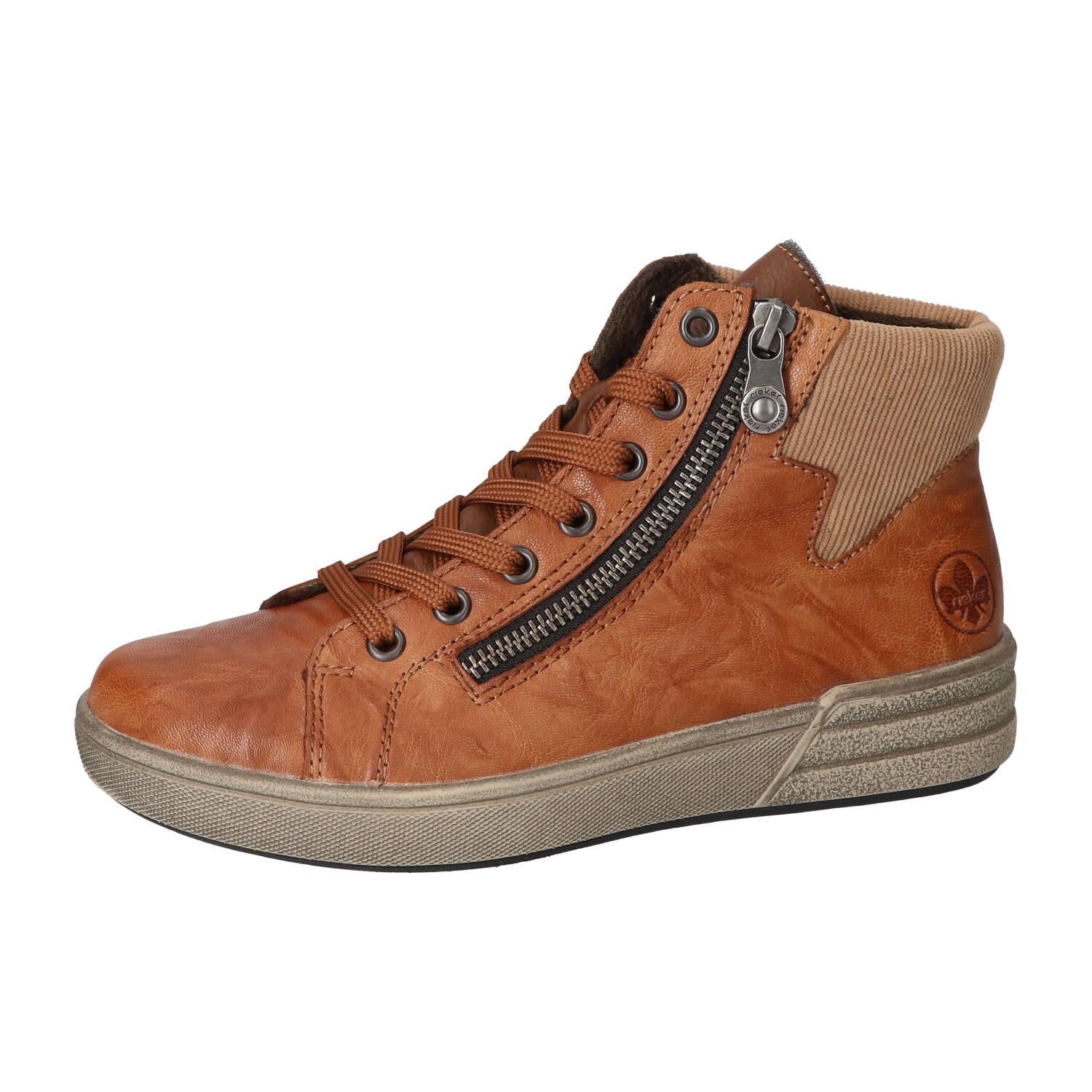 Booties, Cognac