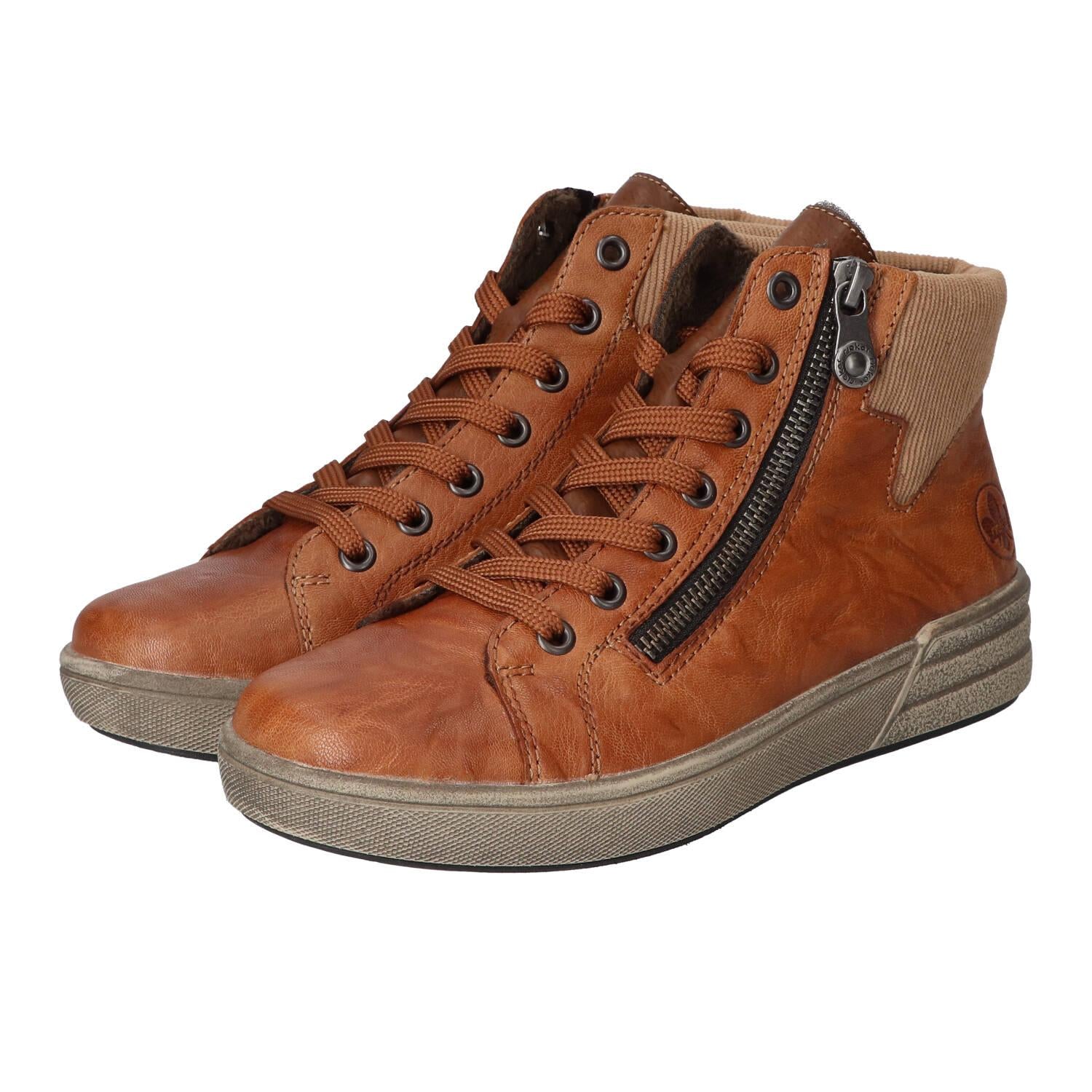Booties, Cognac