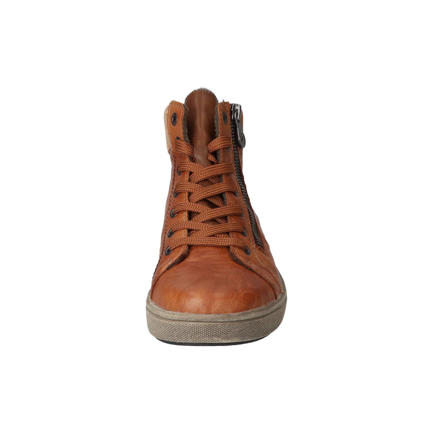 Booties, Cognac