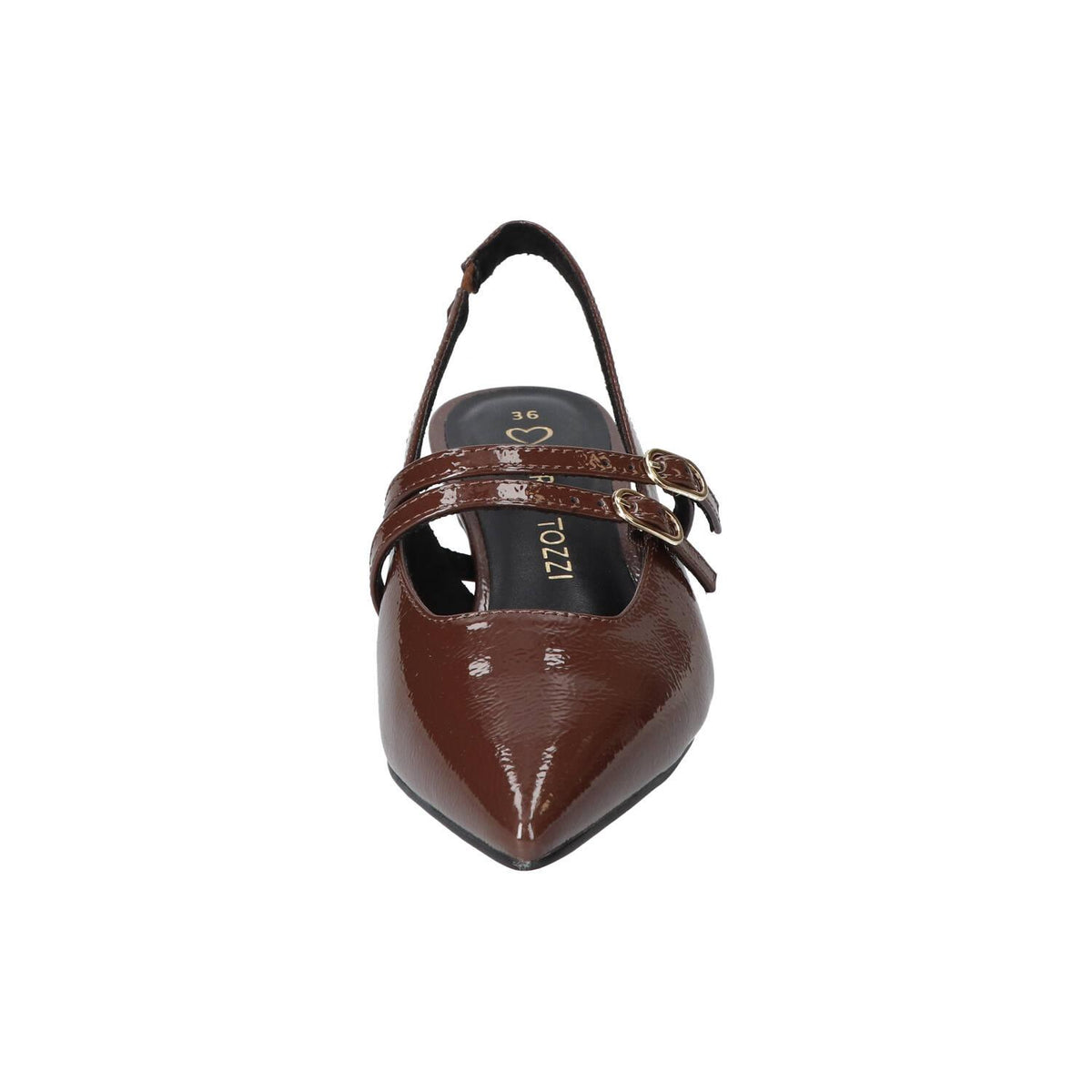 Slingback, Donkerbruin