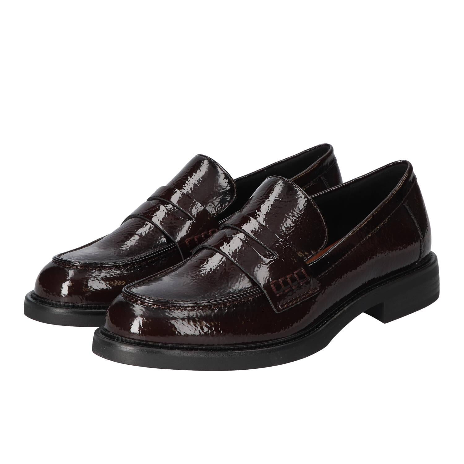 Instapschoenen, Donkerbruin