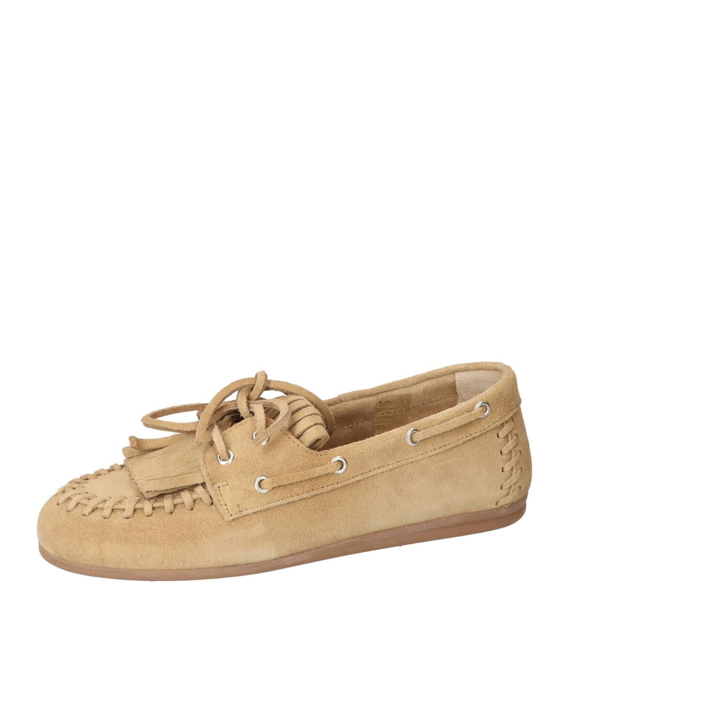 Veterschoenen, Lichtbeige