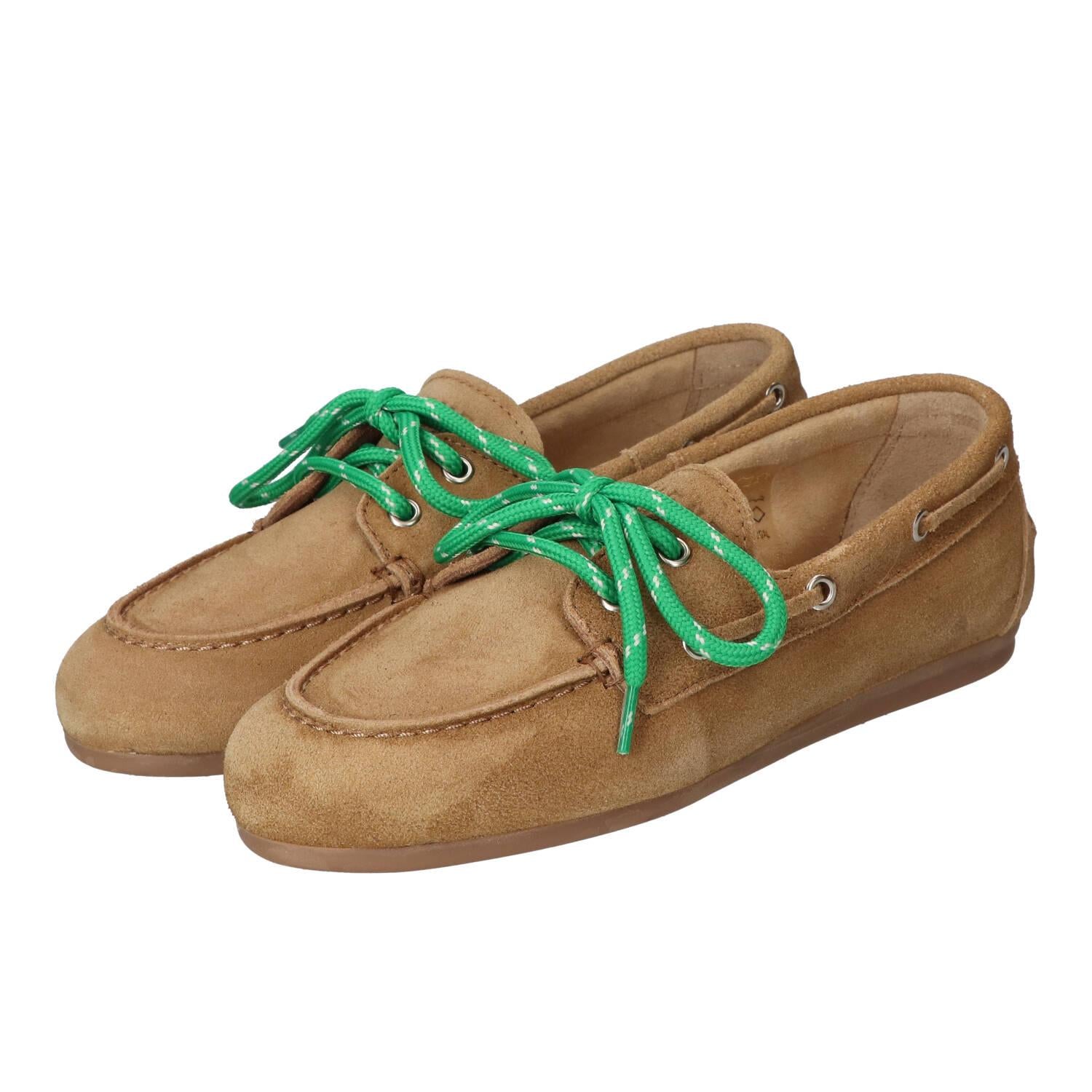 Veterschoenen, Lichtbeige