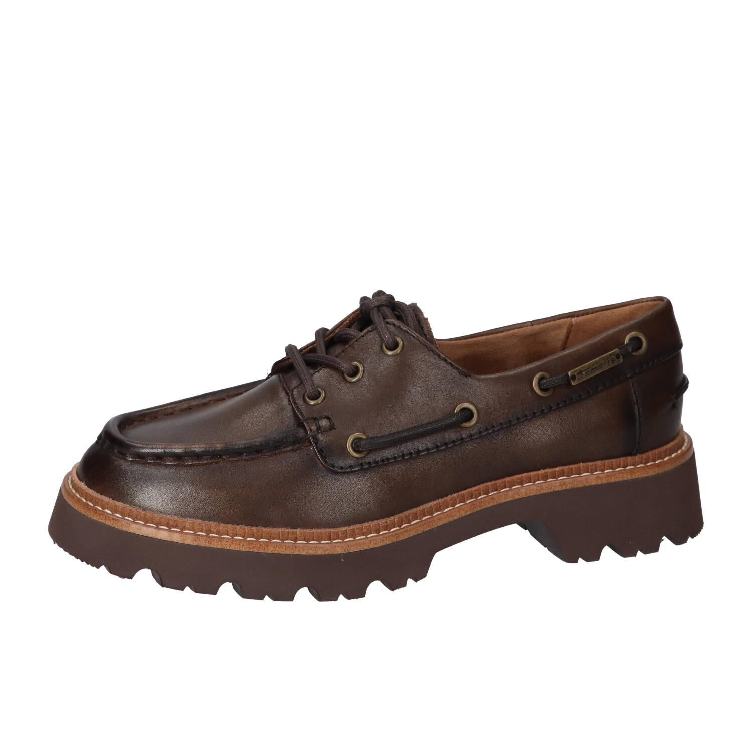 Veterschoenen, Cognac