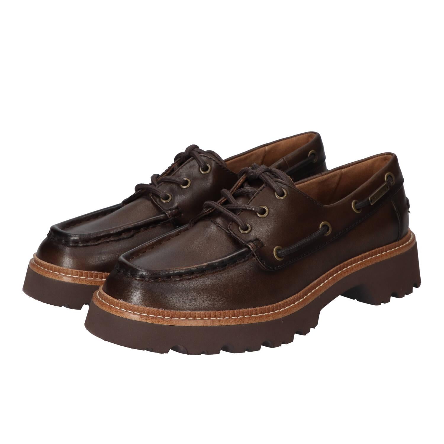 Veterschoenen, Cognac