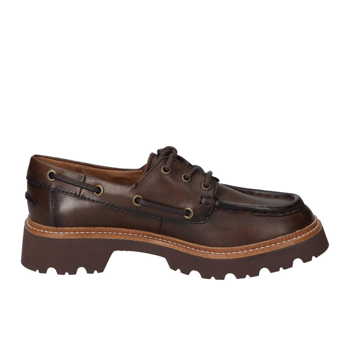 Veterschoenen, Cognac