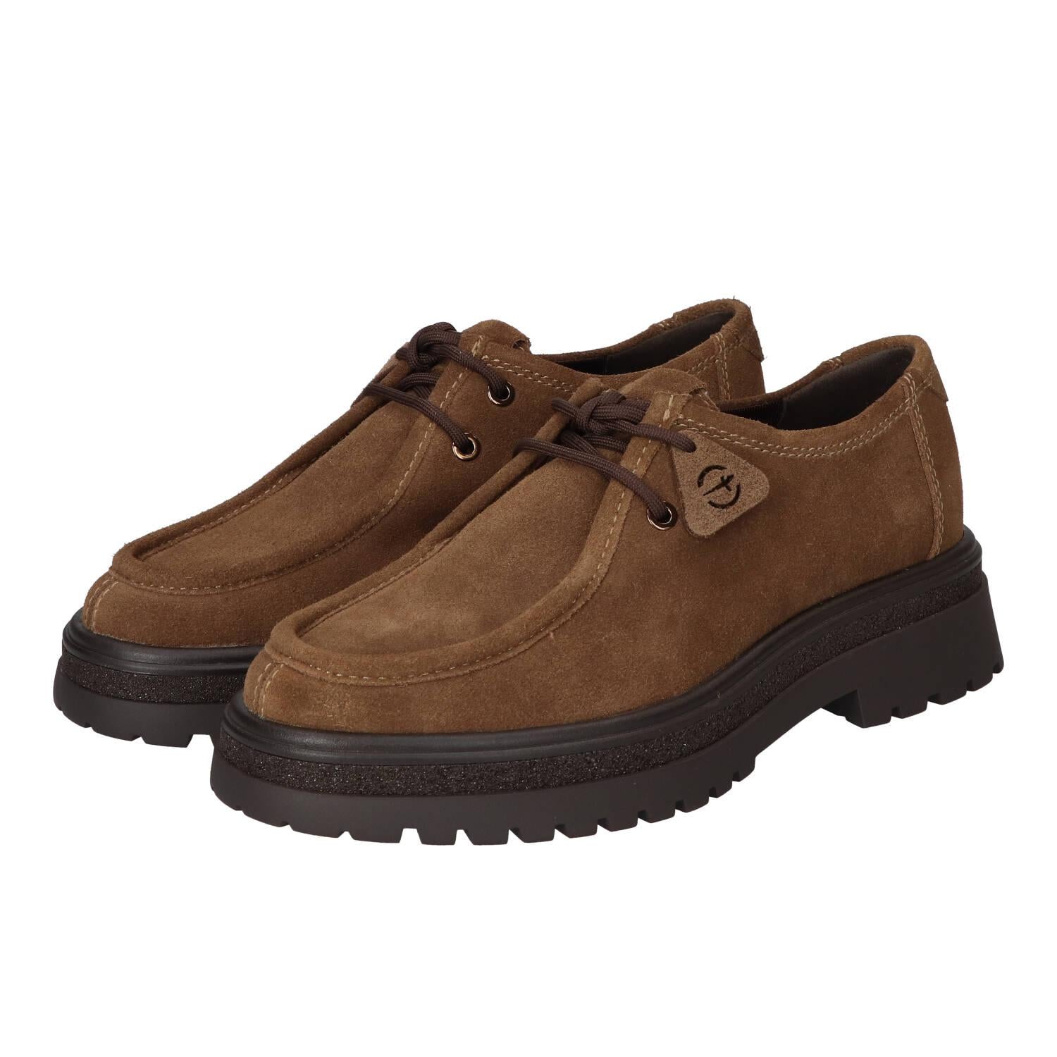 Veterschoenen, Cognac