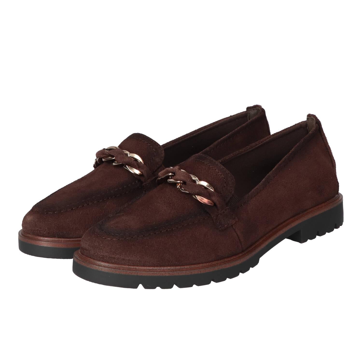 Instapschoenen, Donkerbruin