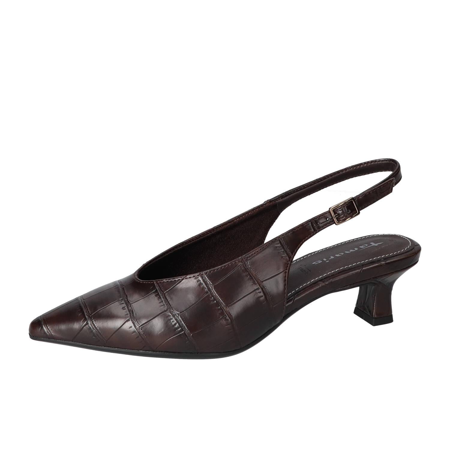 Slingback, Donkerbruin