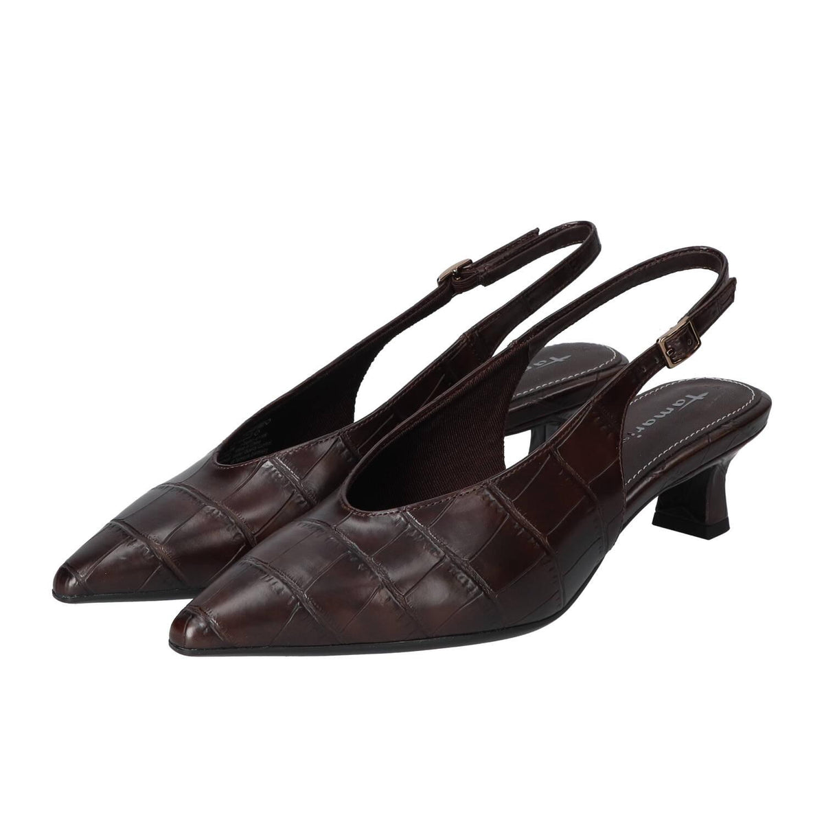 Slingback, Donkerbruin