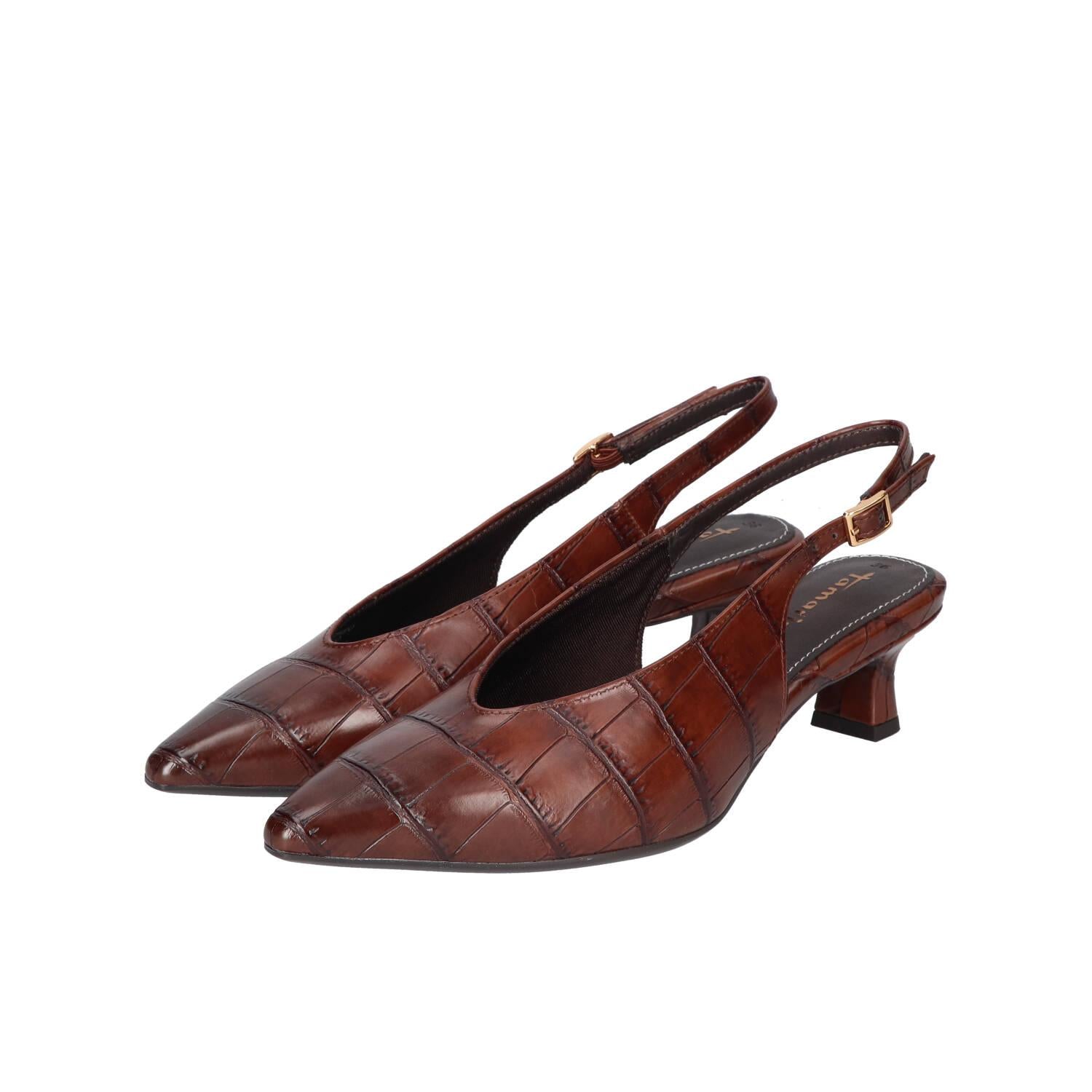 Slingback, Cognac