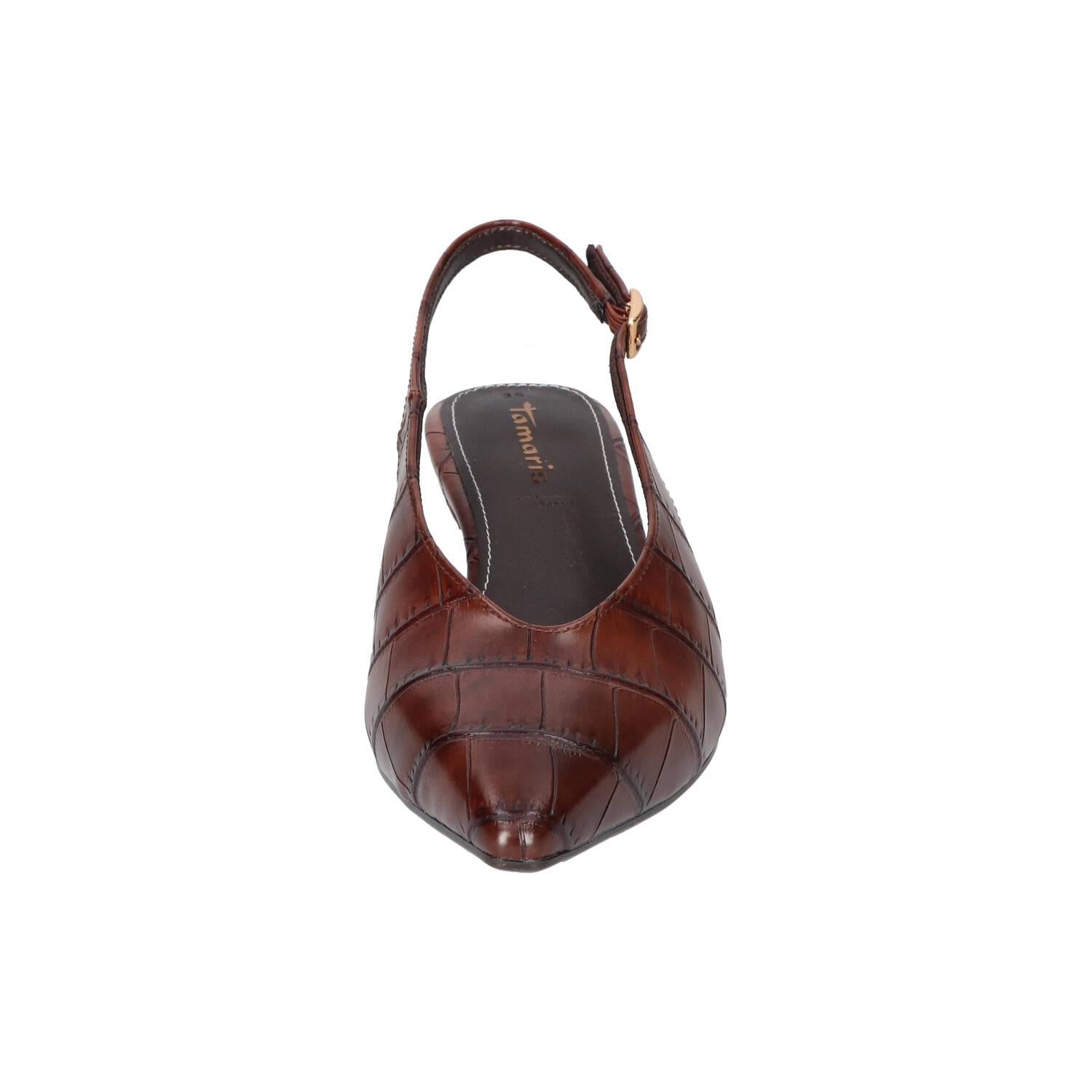 Slingback, Cognac