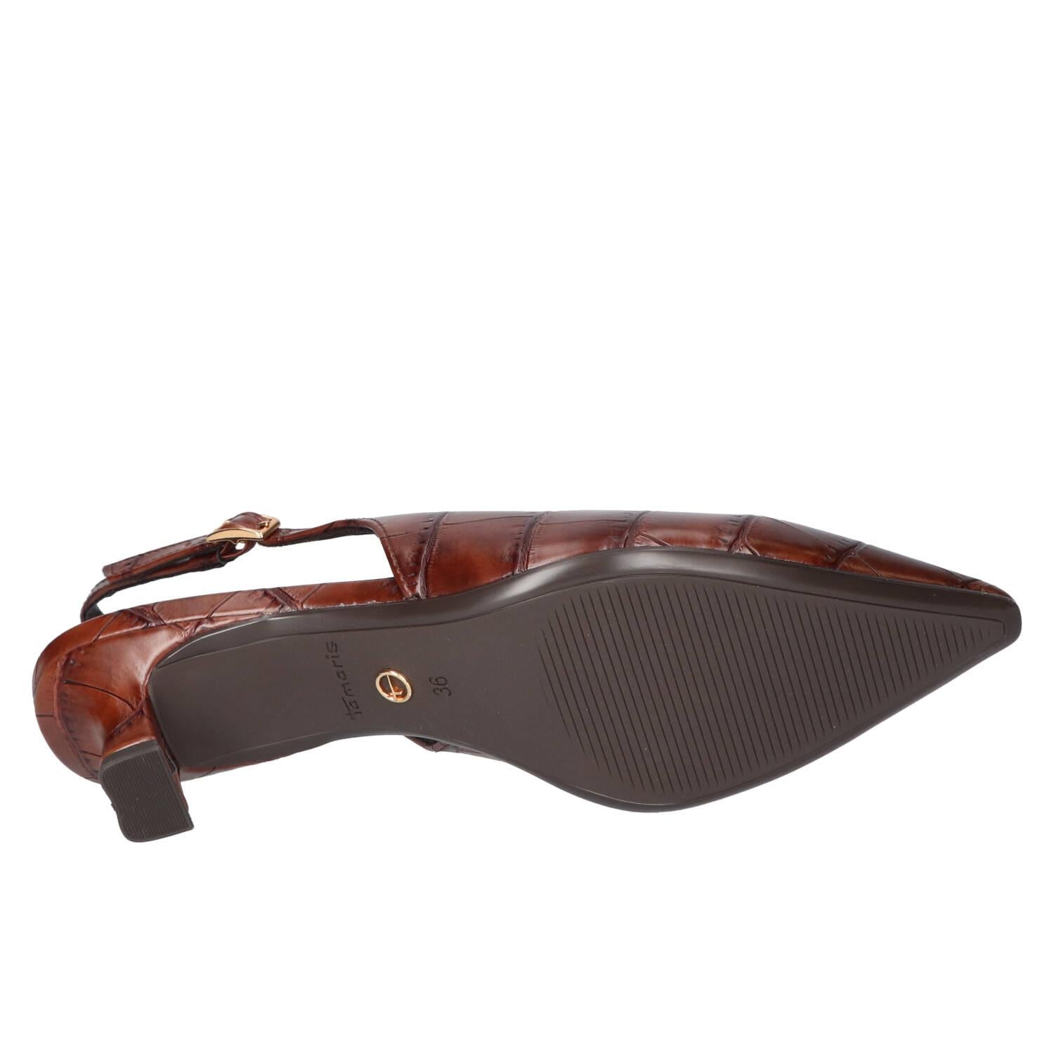 Slingback, Cognac