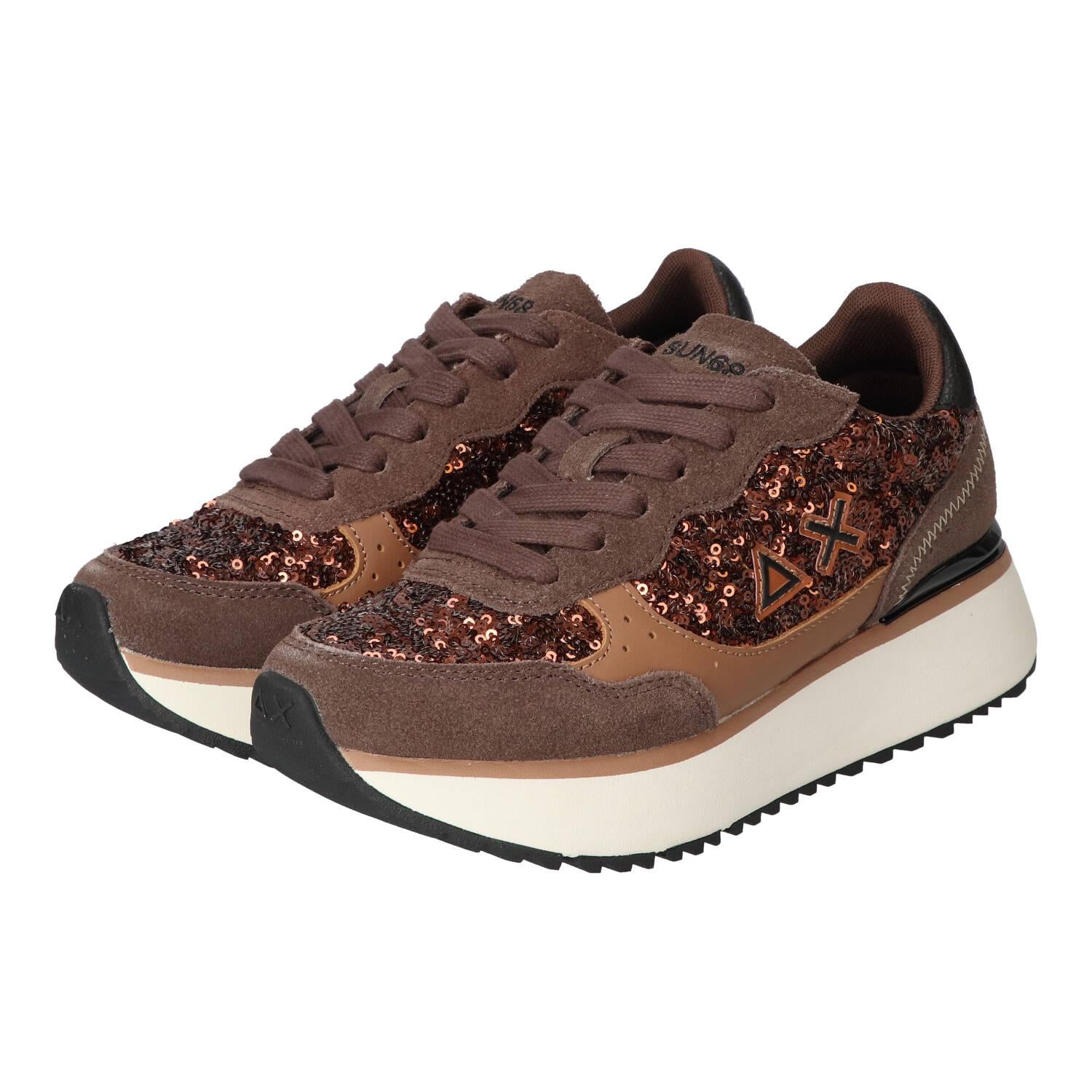 Sneakers, Donkerbruin
