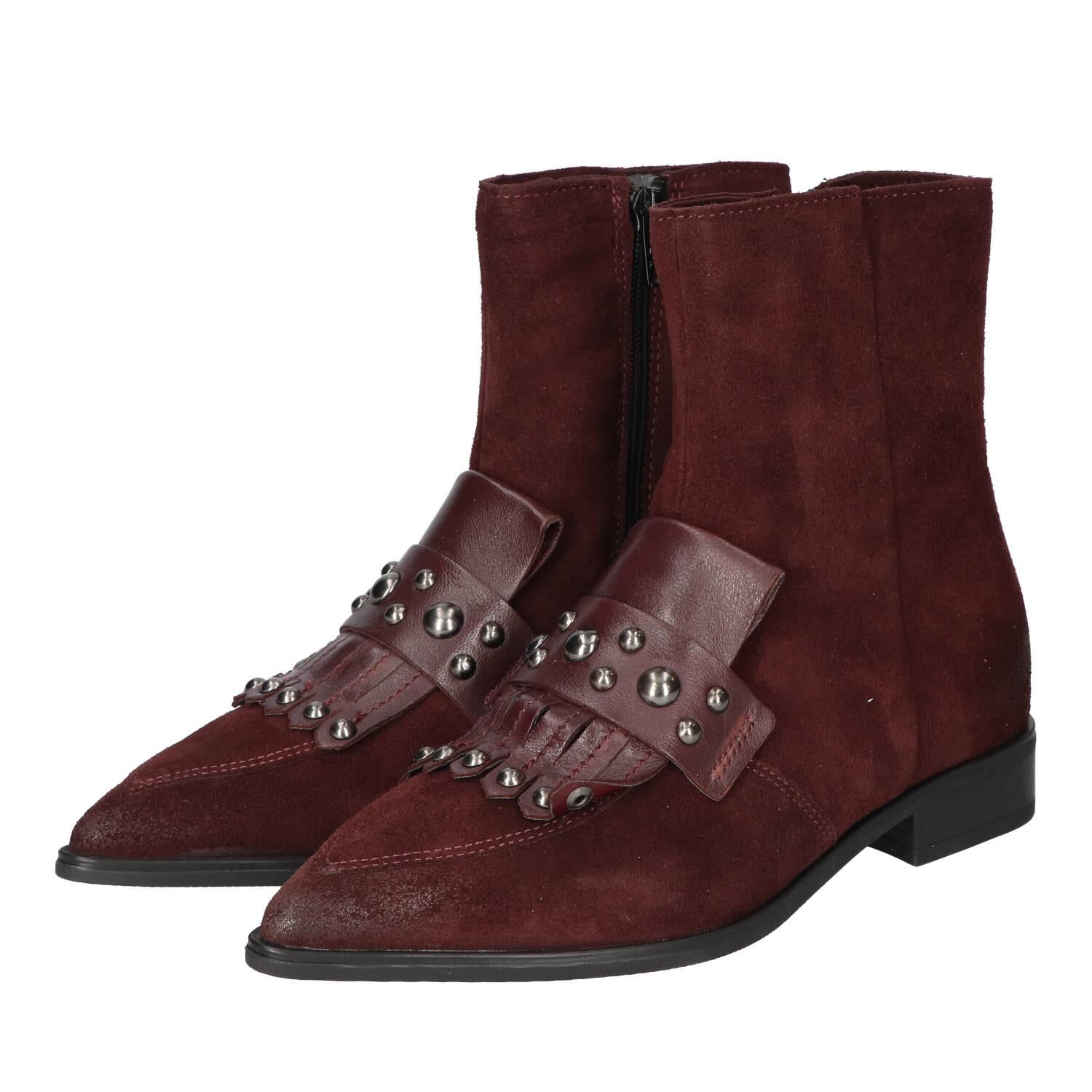 Booties, Bordeaux