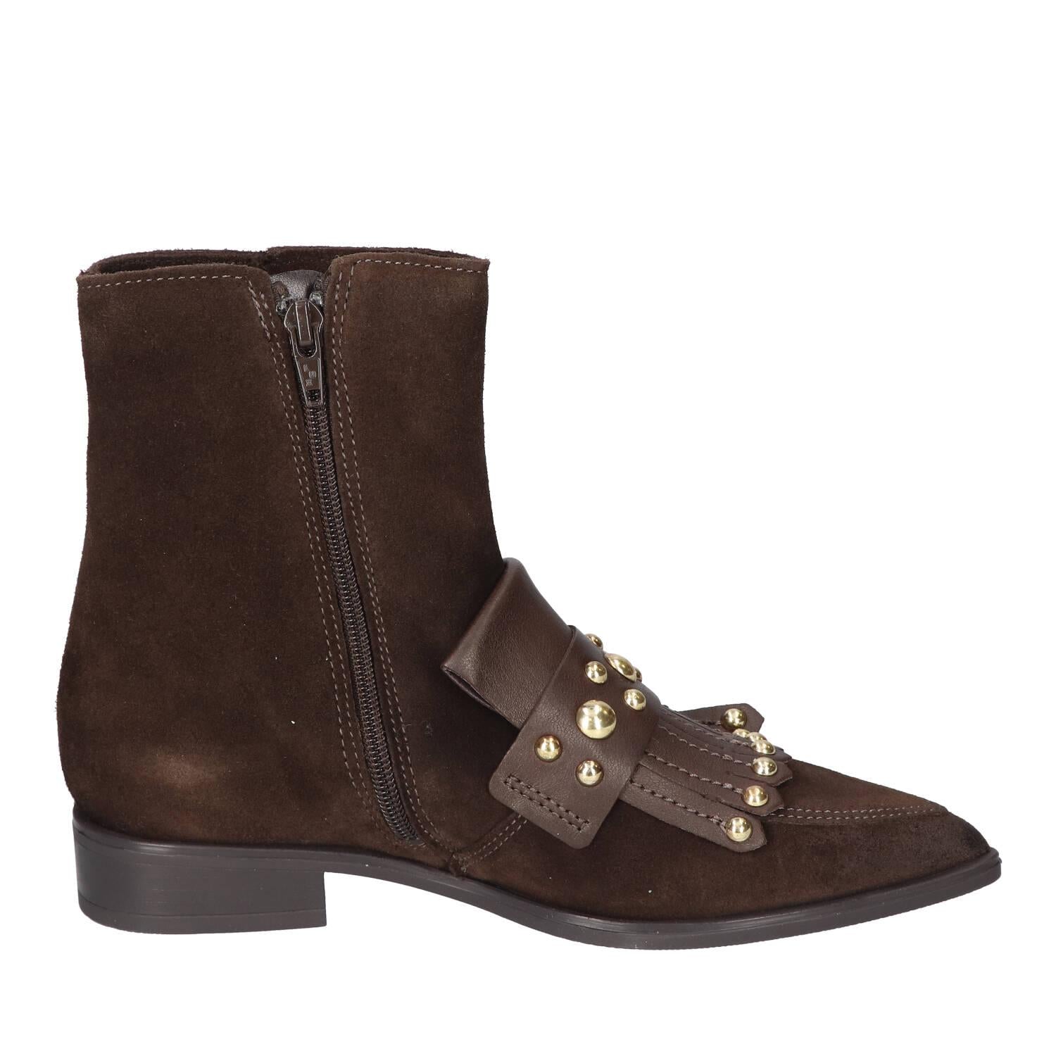 Booties, Donkerbruin